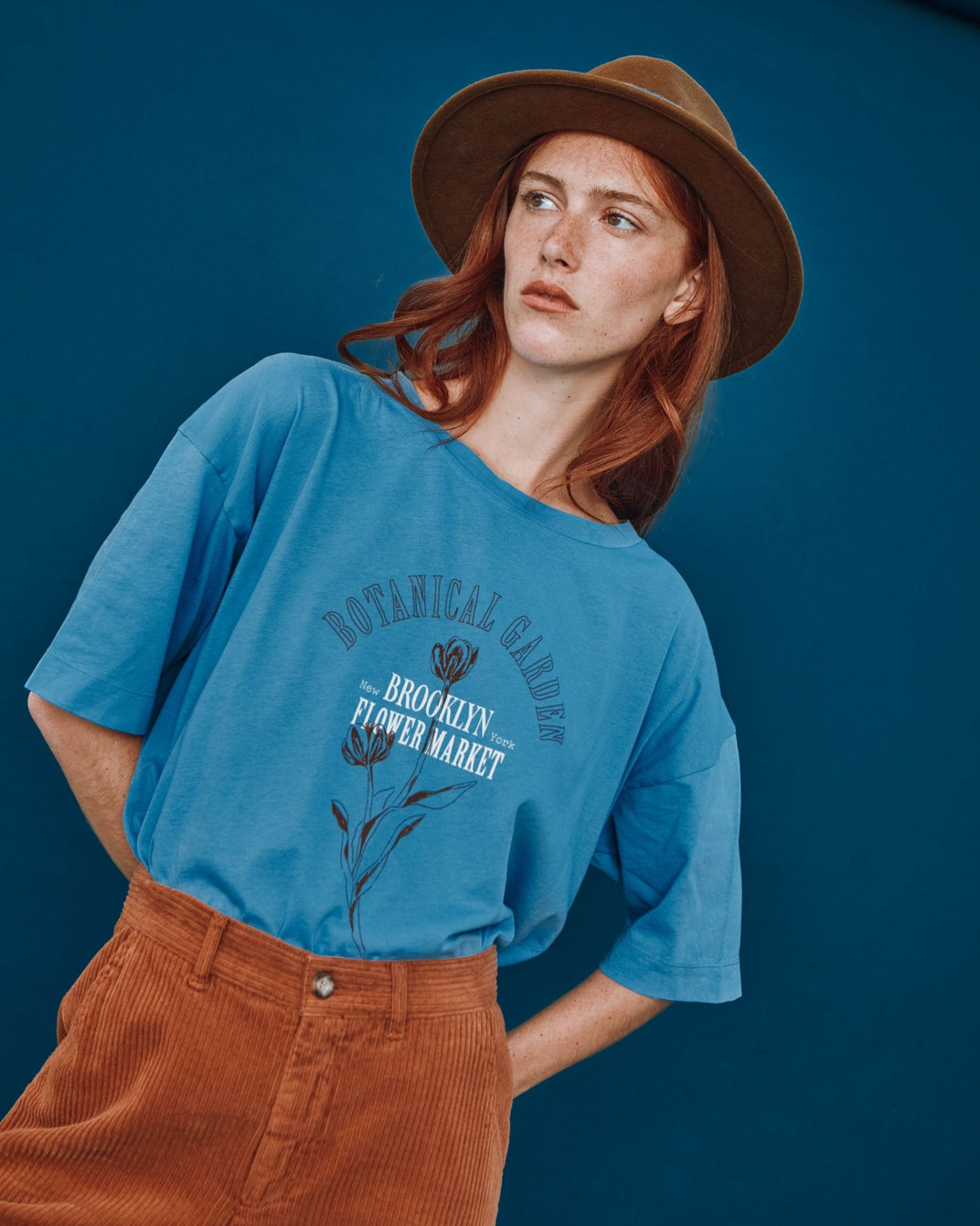 ice flower print t-shirt