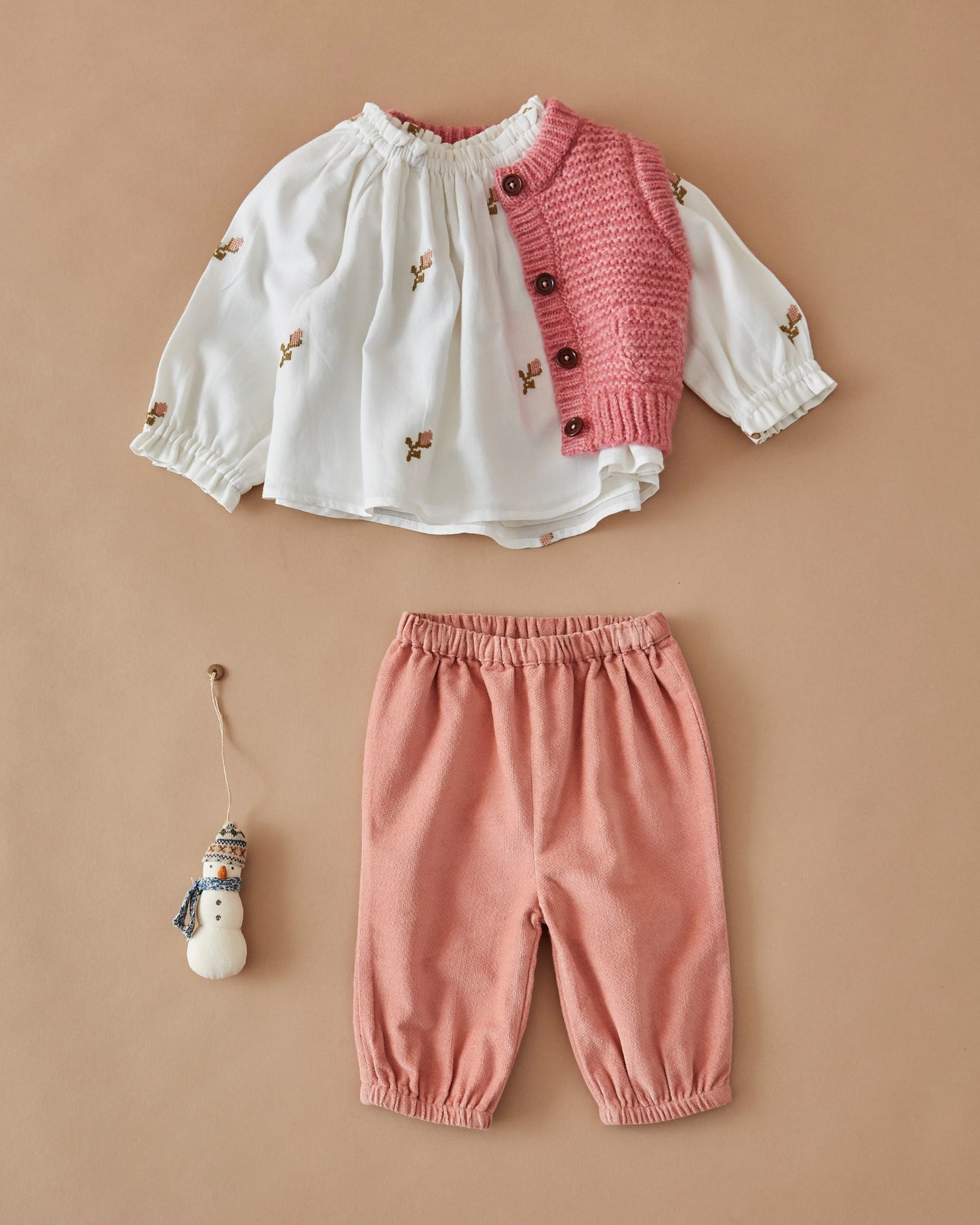 Gilet sans manches - Ultra doux rose