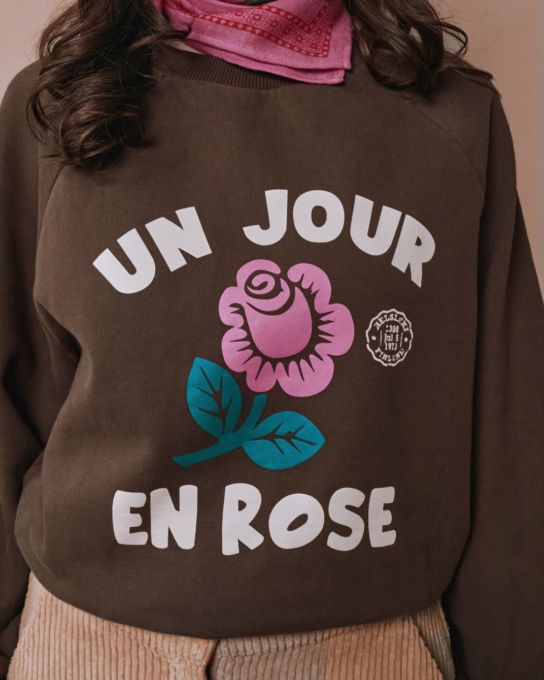 Sweat - Un jour en rose marron
