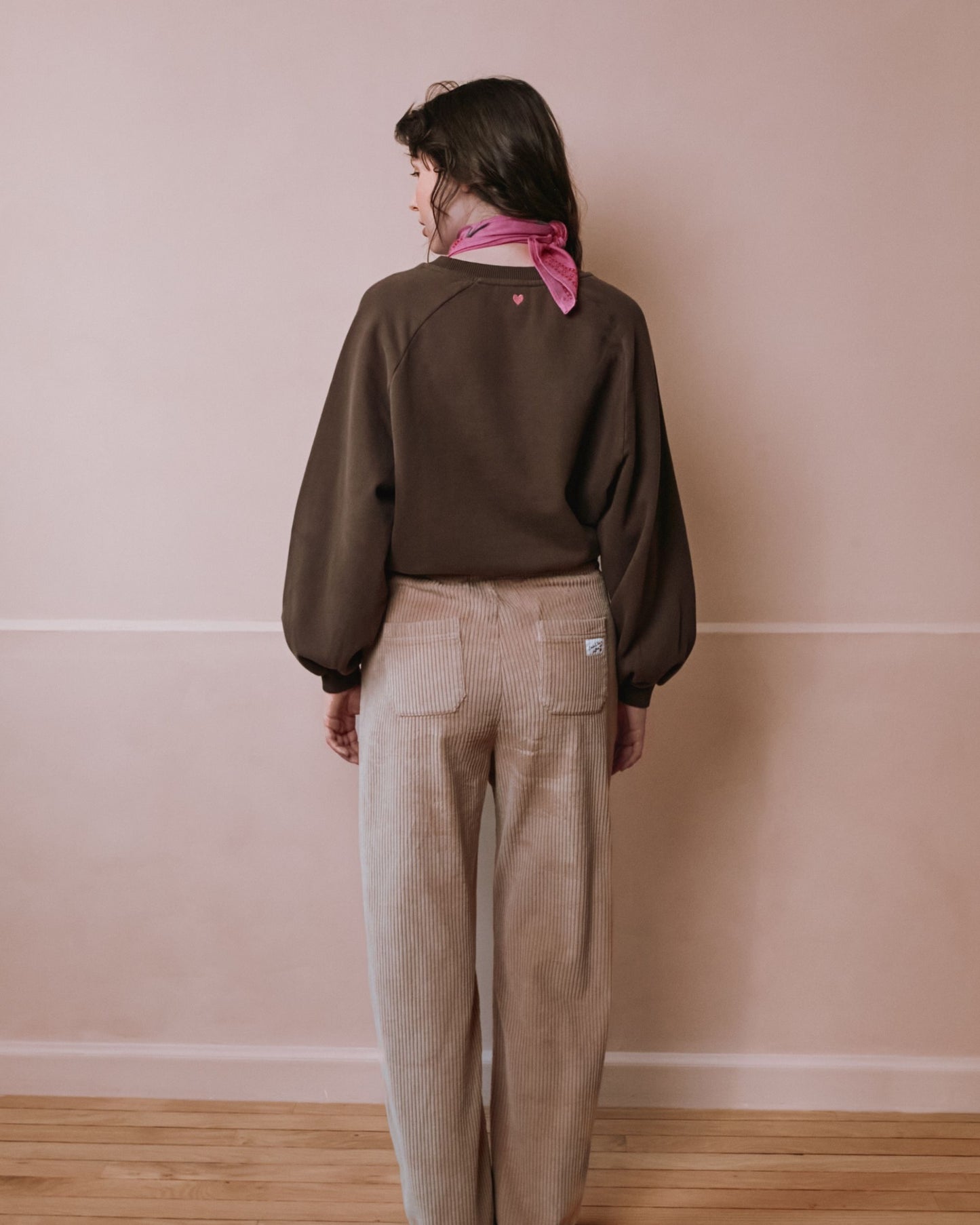 Sweat - Un jour en rose marron