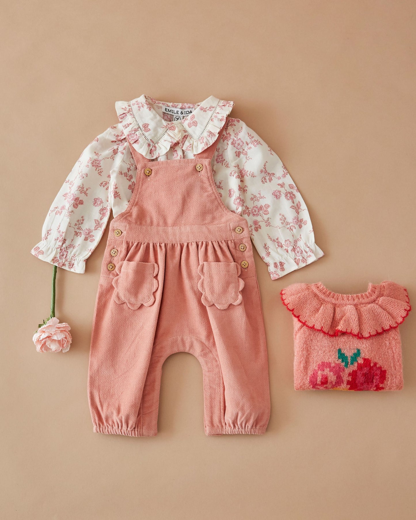 Cardigan - Rose saumon