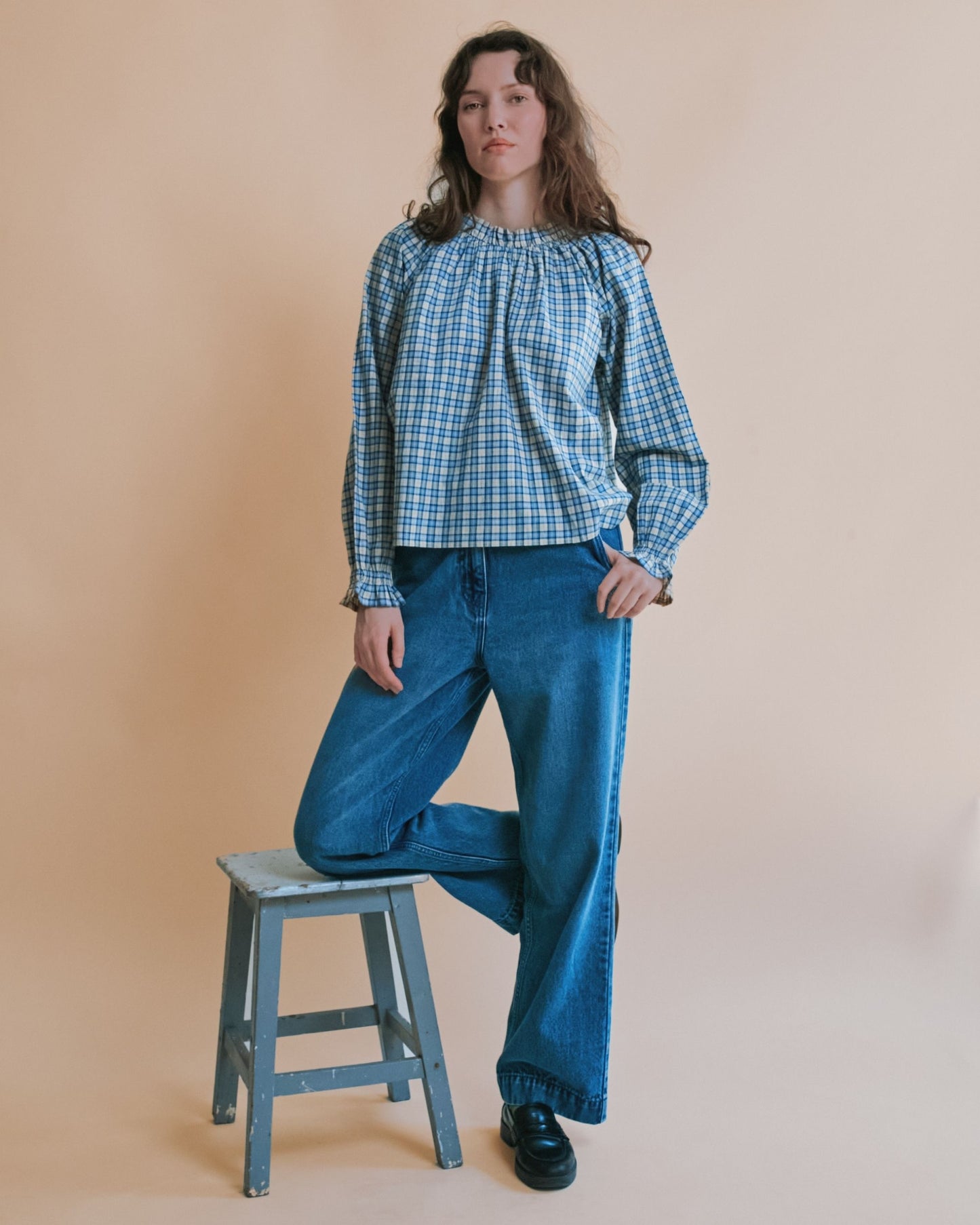 Jean - Bleu denim délavé