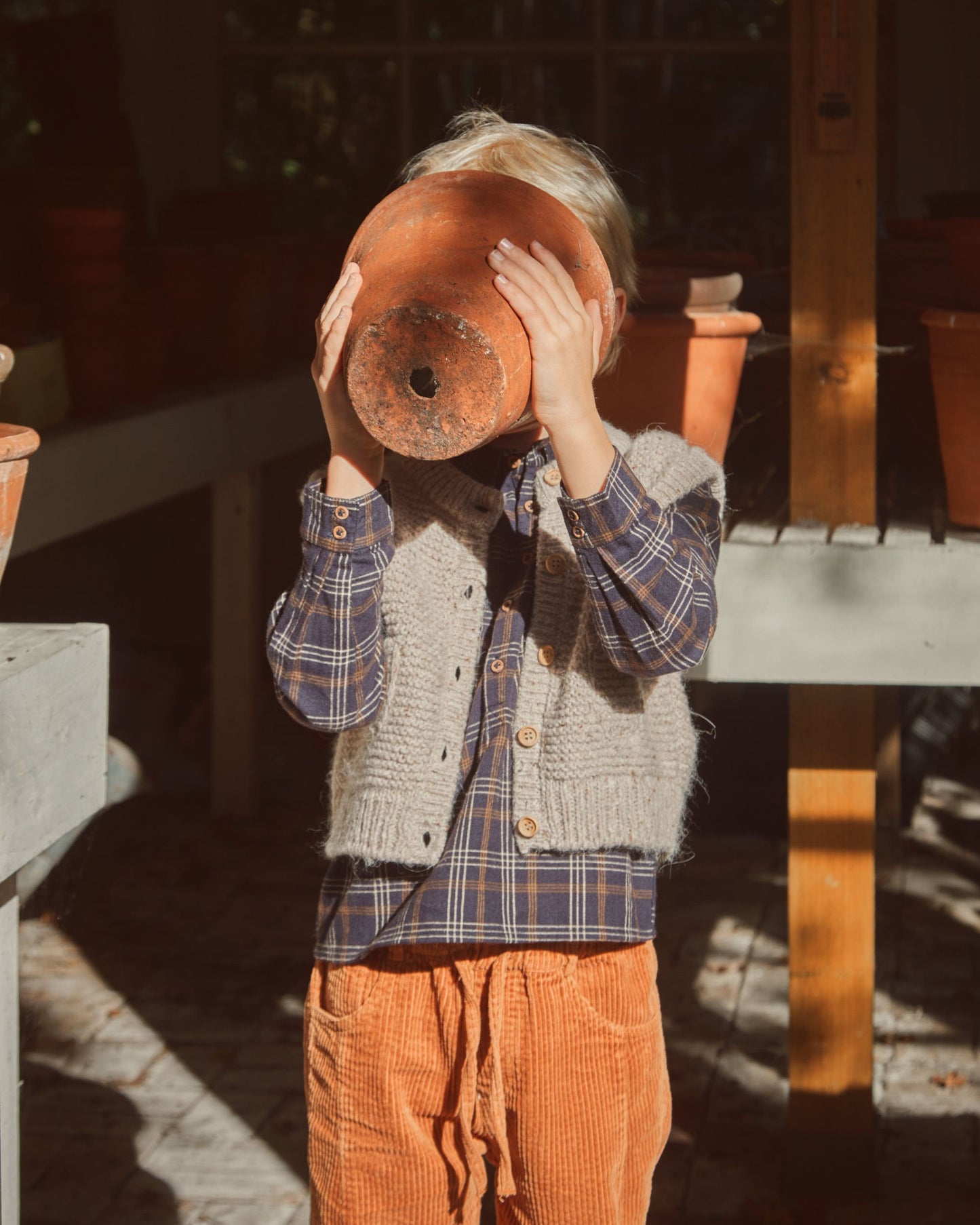 Kurta carreaux gavin bitume