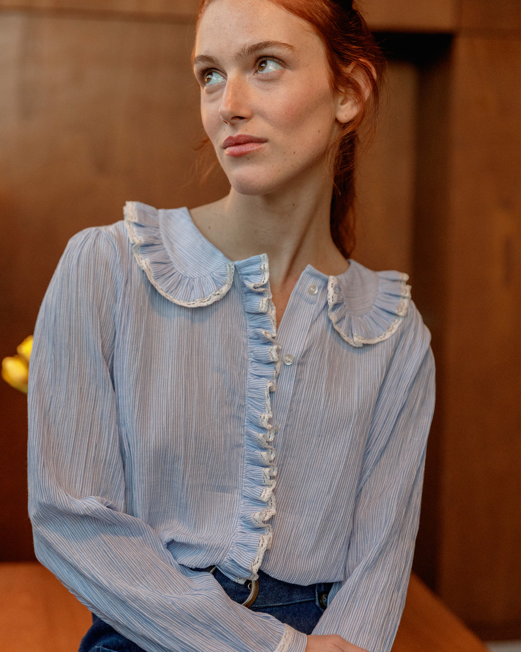 Chemise - Rayures blanc et bleu