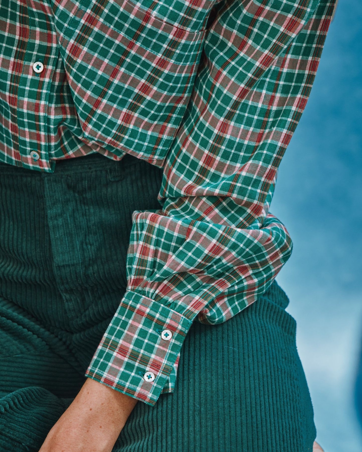 khadi tartan check shirt