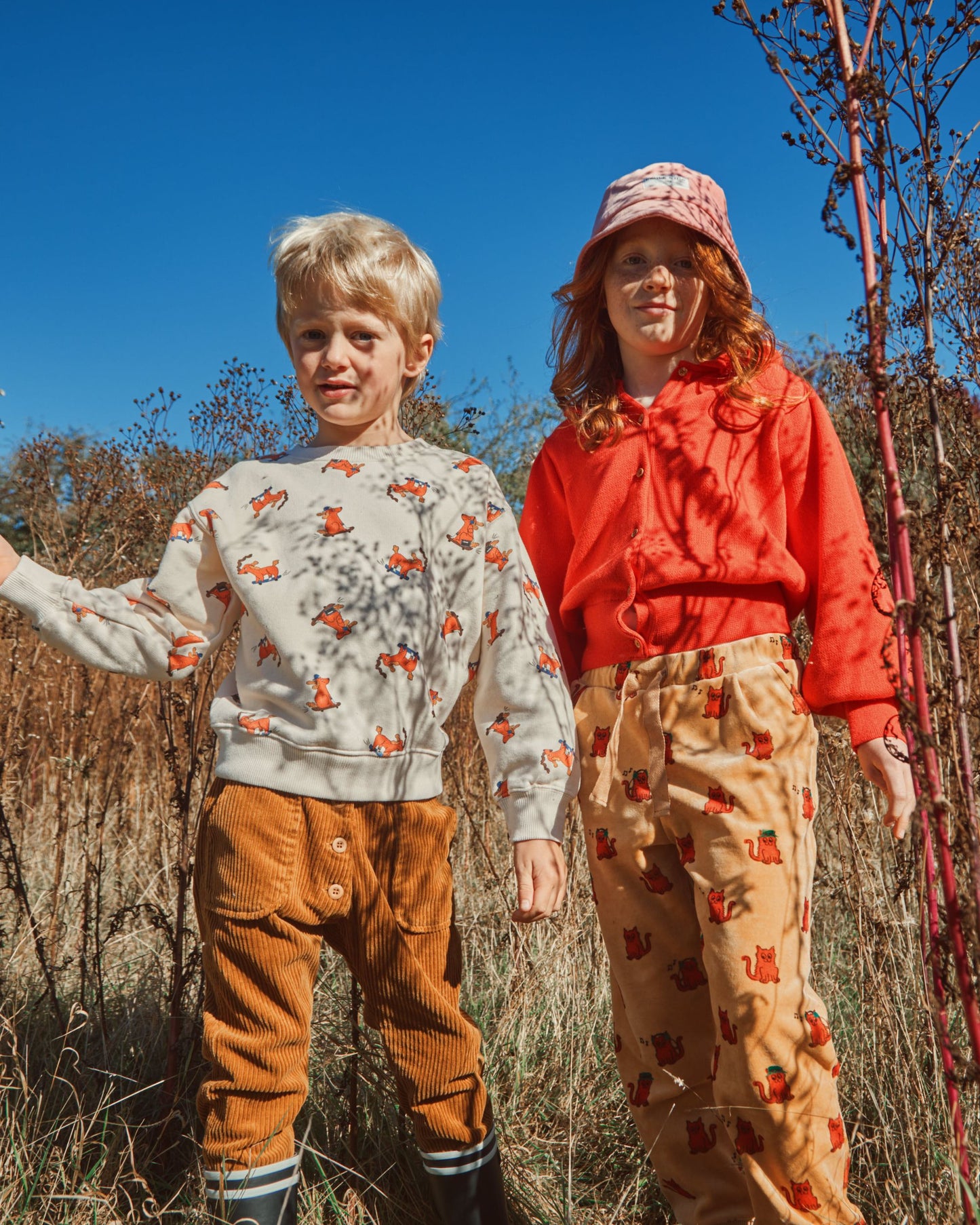 Sweat coton bio chien skateur gris