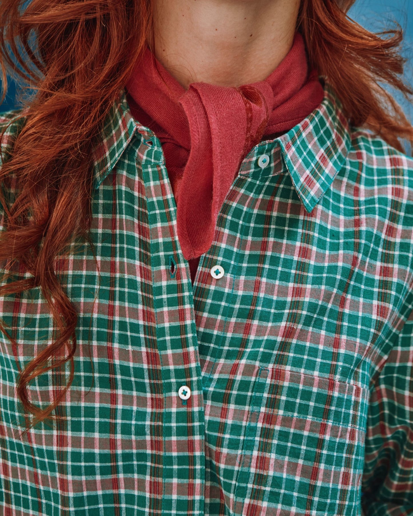 khadi tartan check shirt