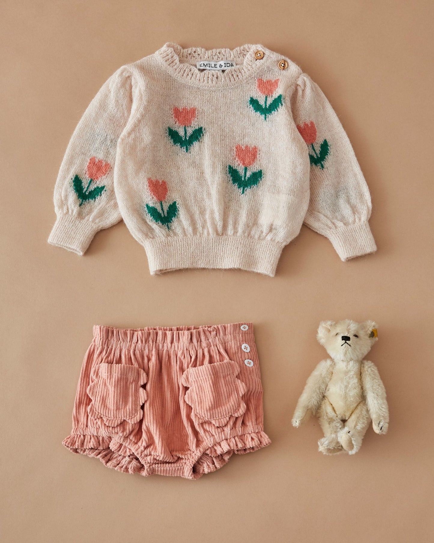 Pull - Tulipe rose