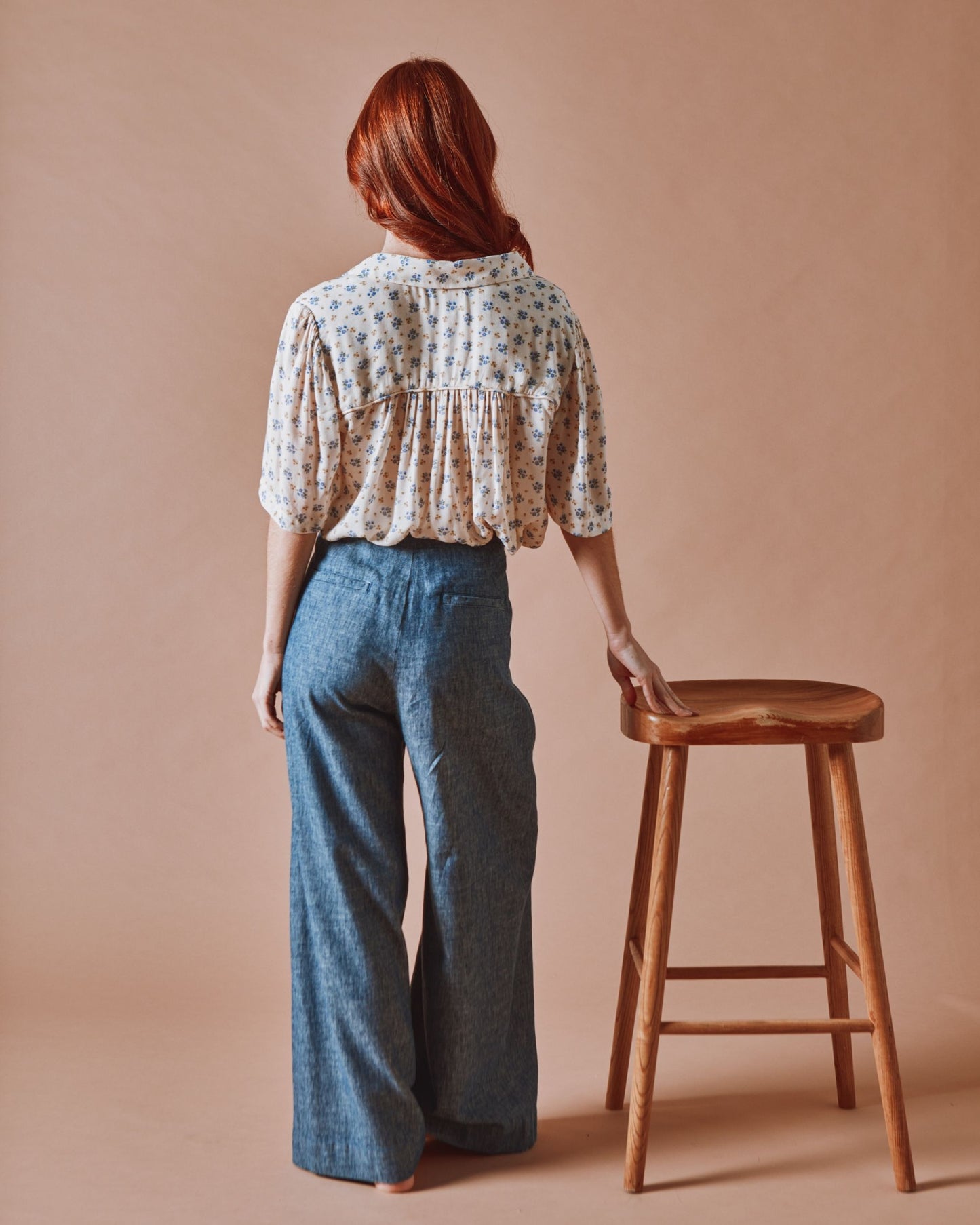 Chemisette - Fleuri bleuet