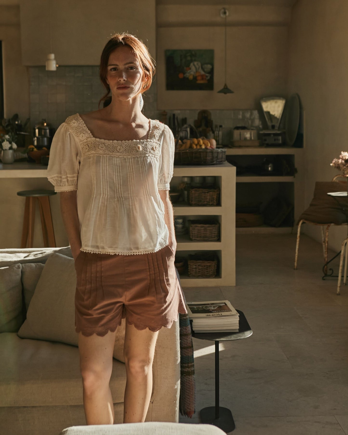 Blouse - Crochet crème