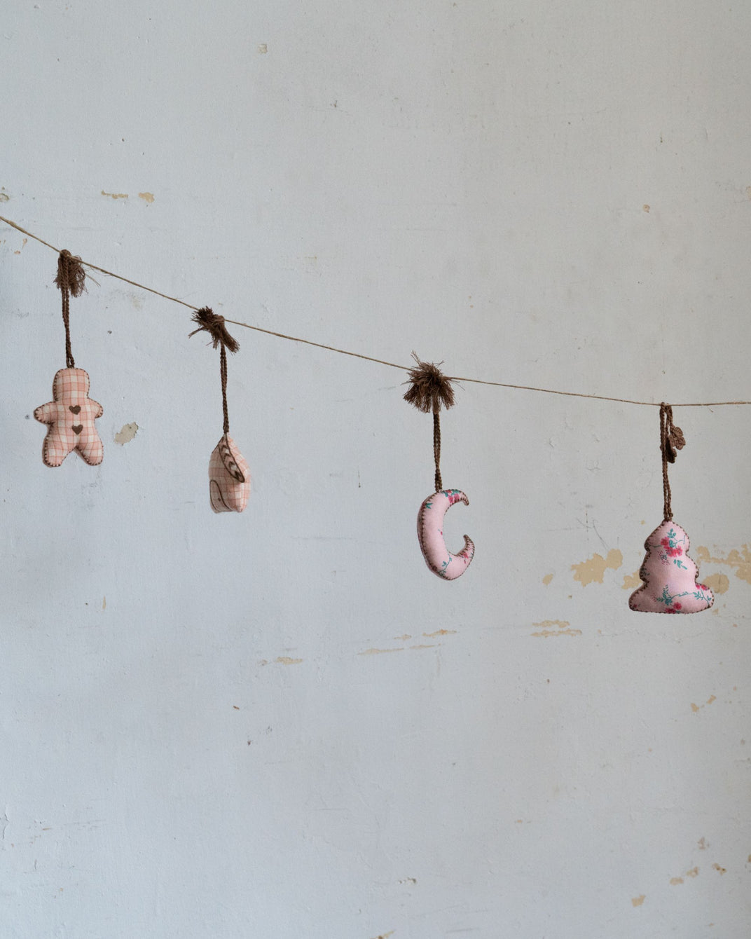 Décoration lune aster rose