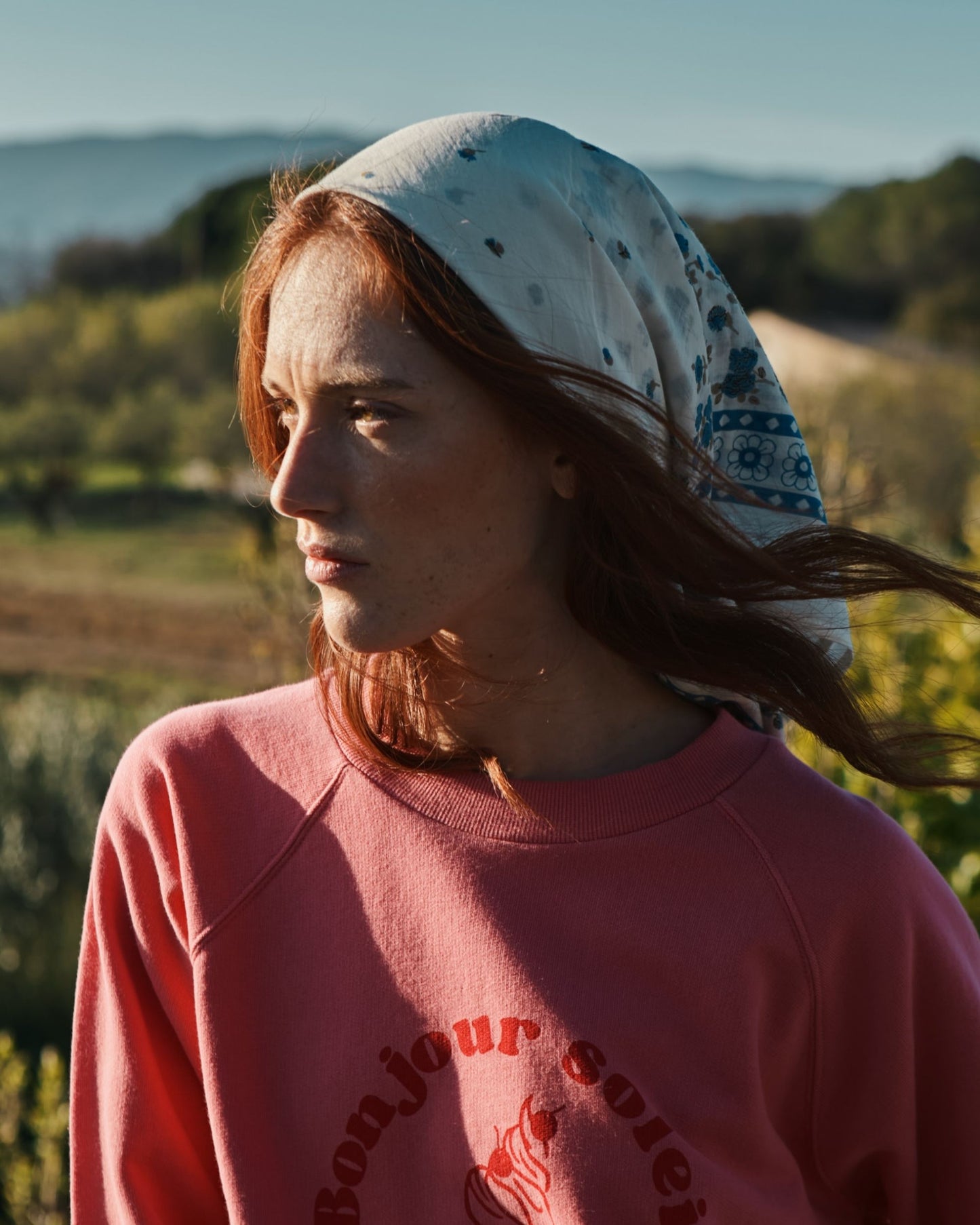 Sweat - Bonjour soleil Paris rose bonbon