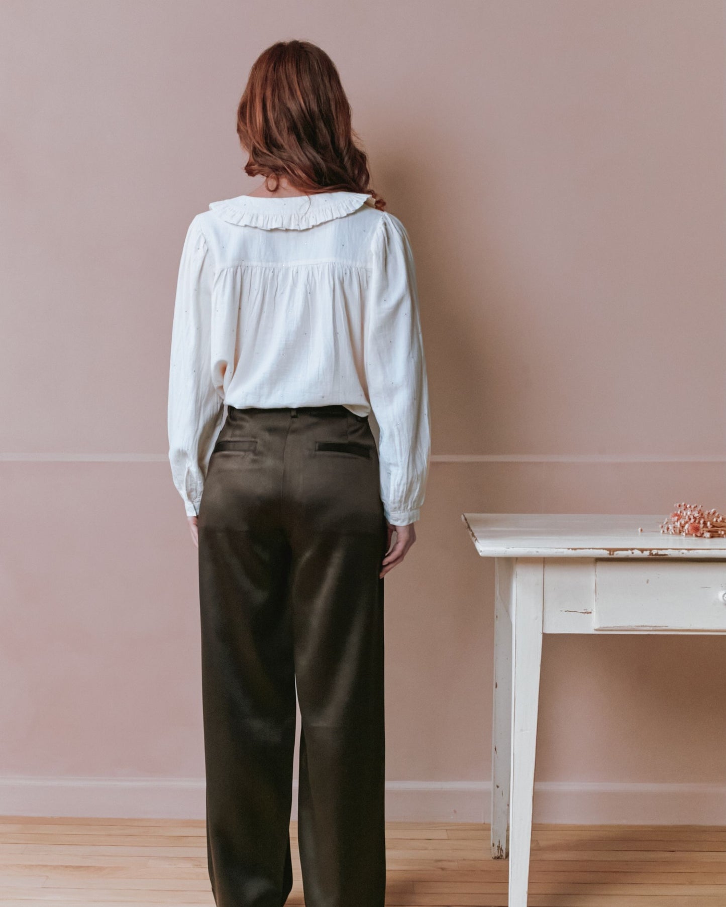 Blouse - Volanté mukesh crème