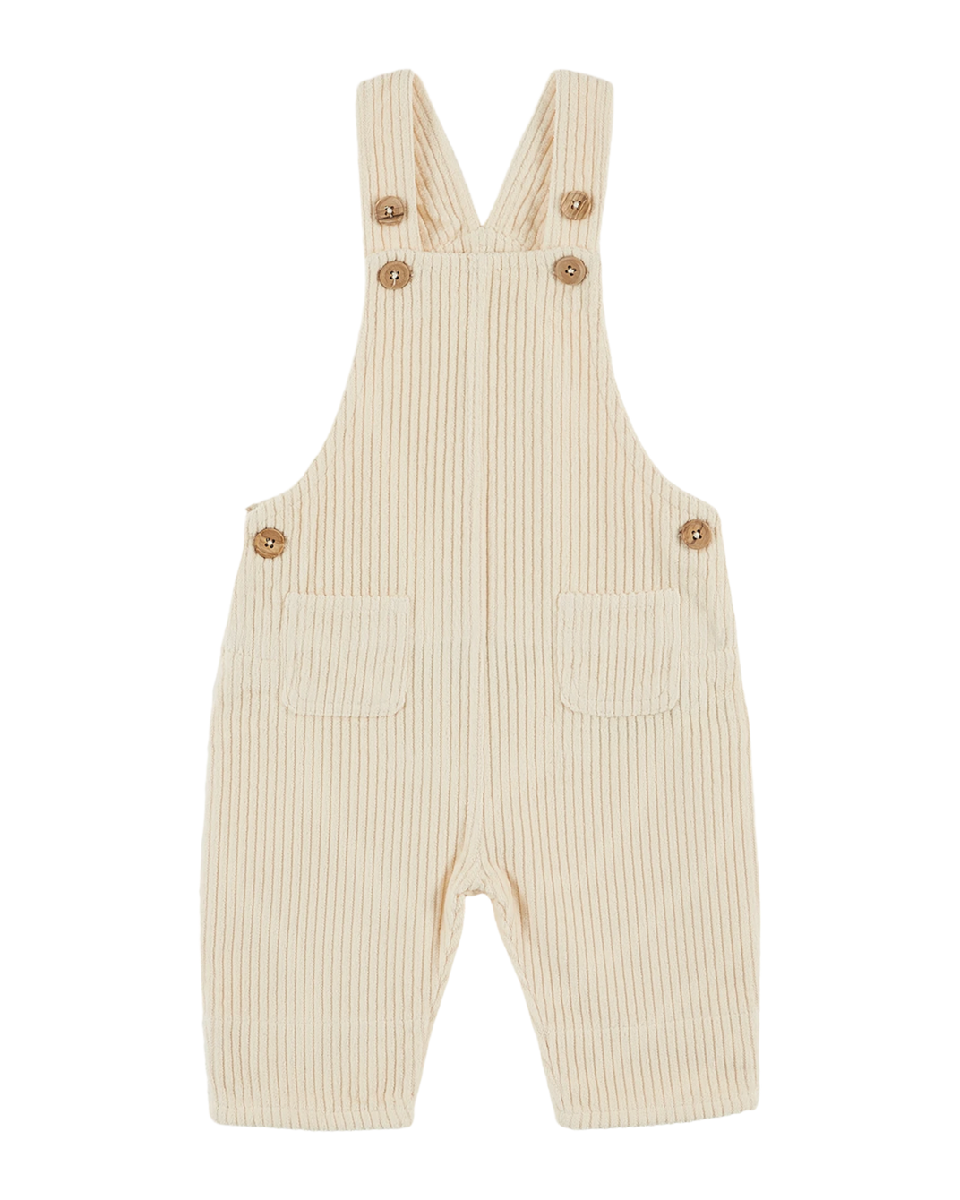 Salopette velours crème