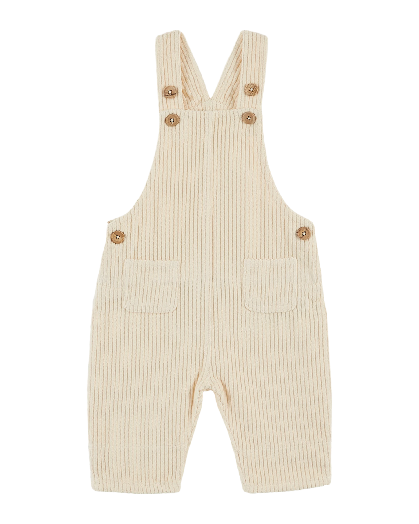 Salopette velours crème