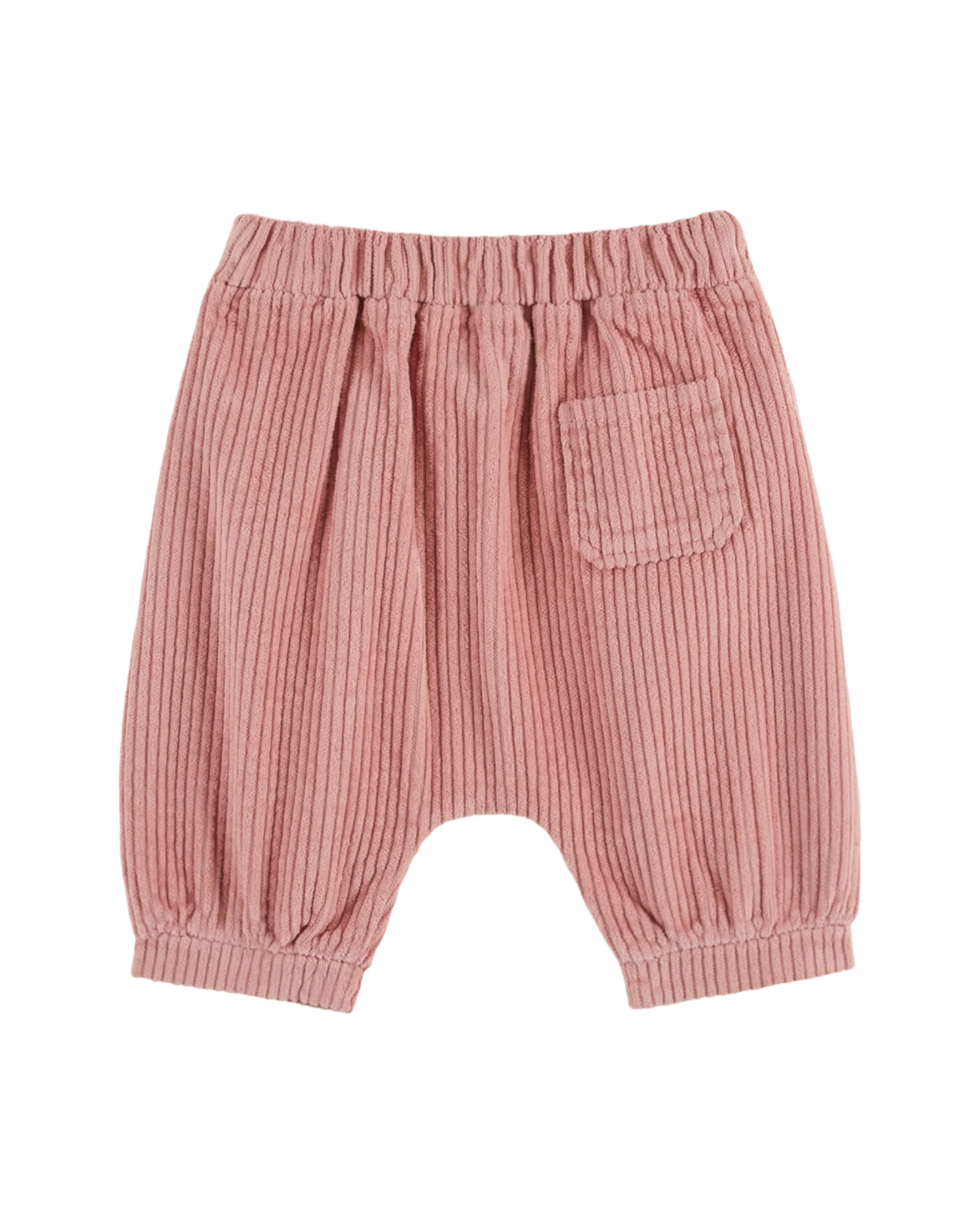 Blush velvet harem pants