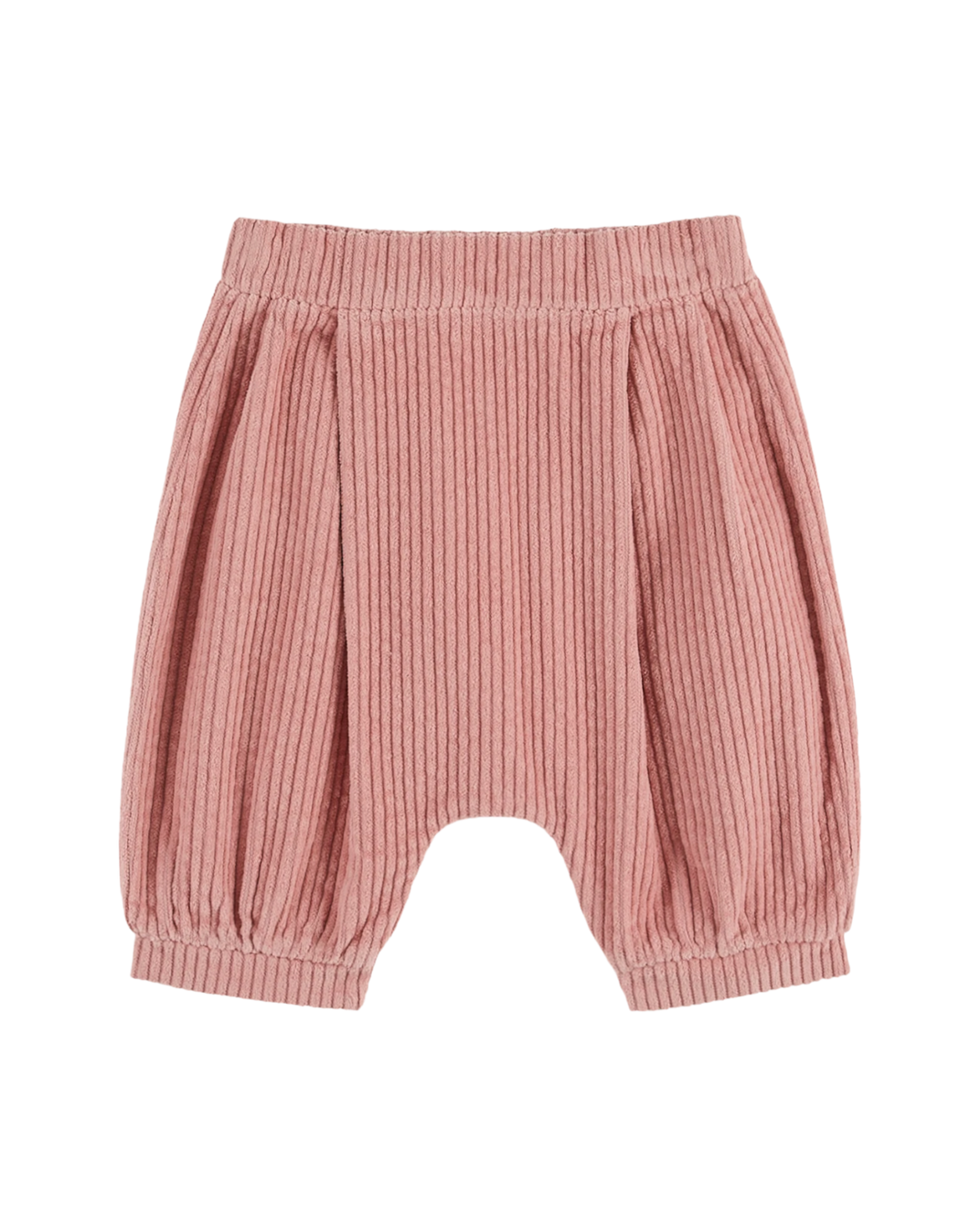 Blush velvet harem pants