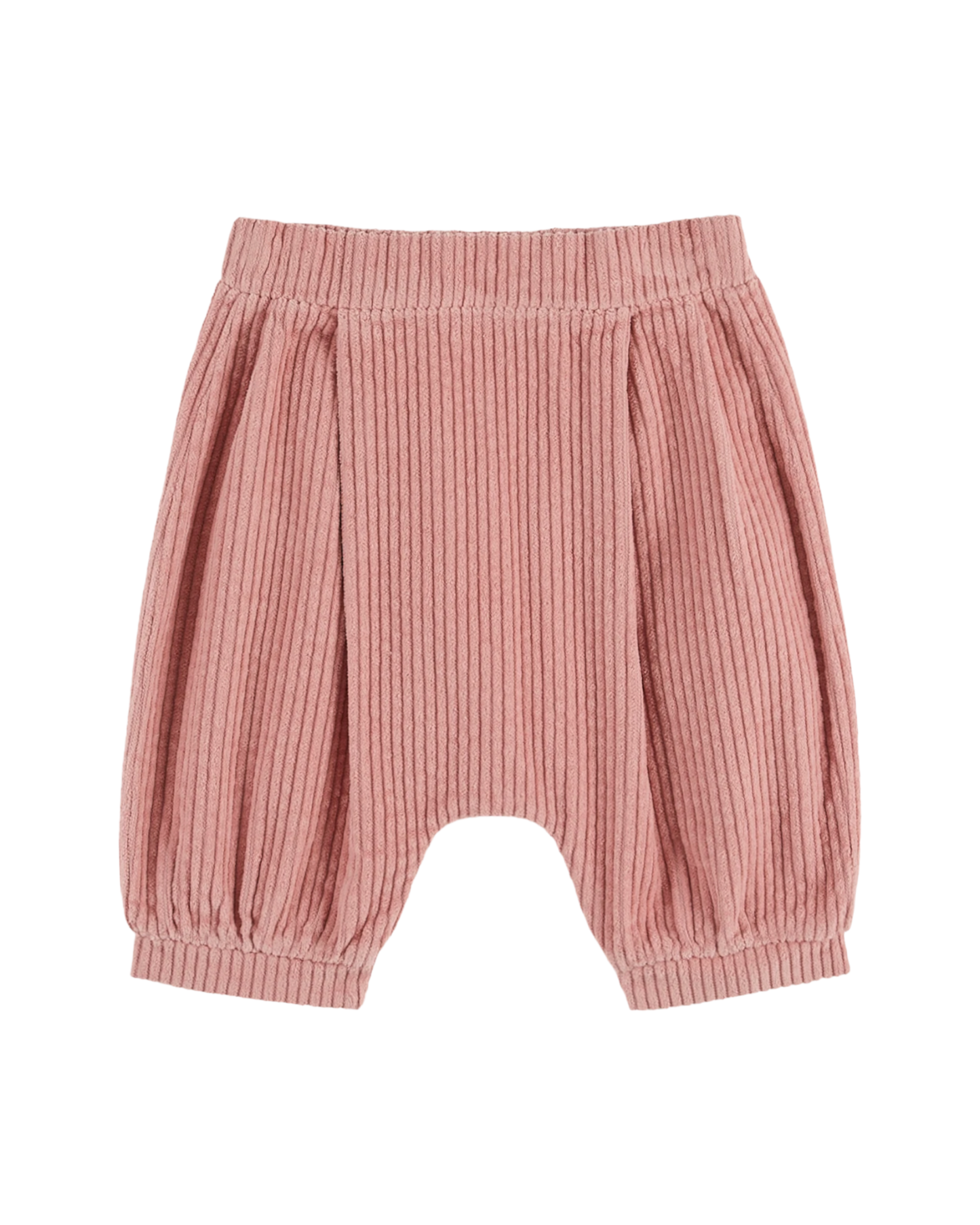 Blush velvet harem pants