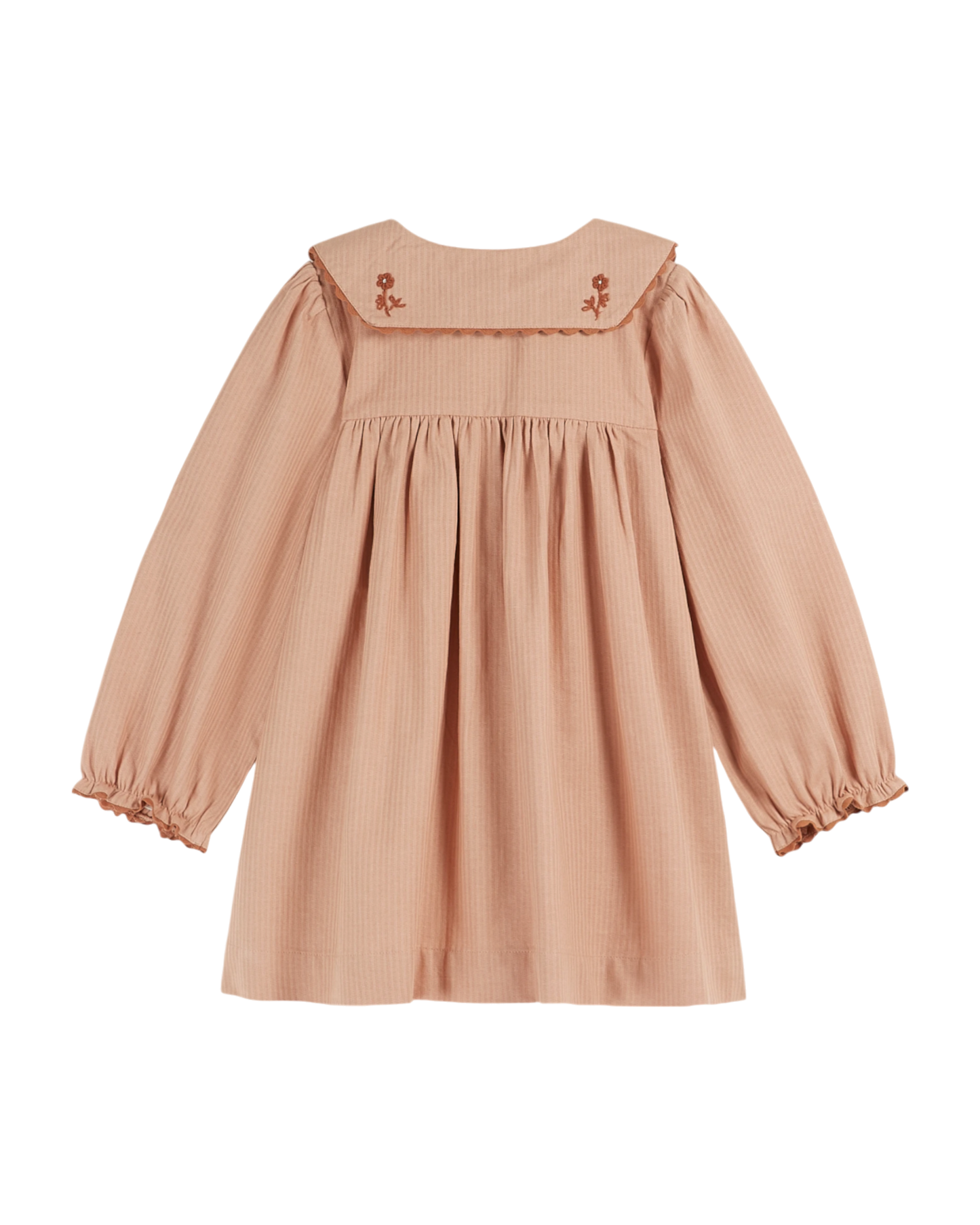 Robe vintage brodée poudre
