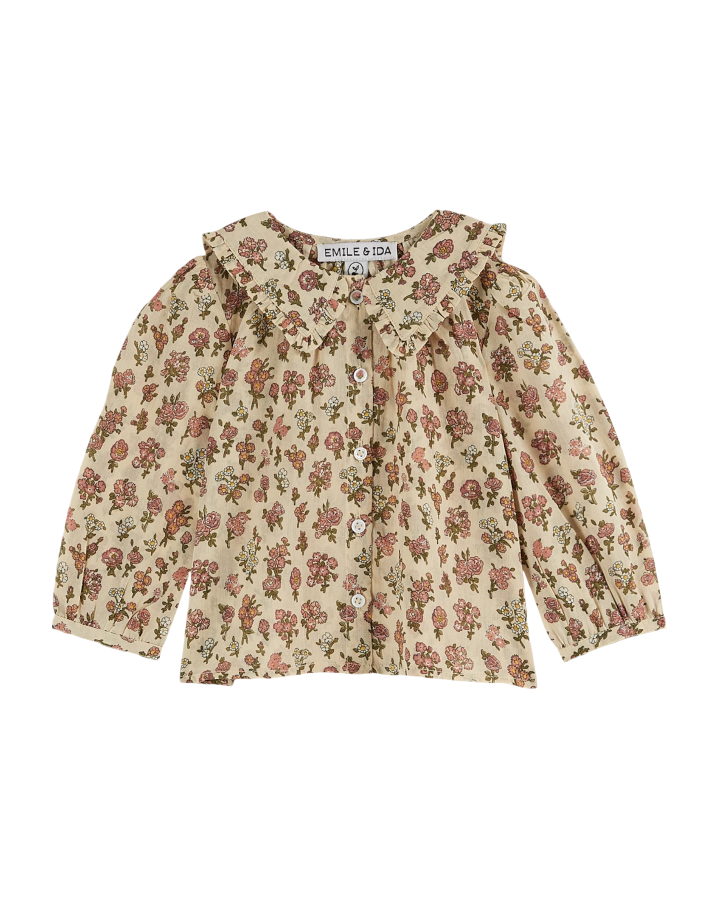 Blouse champêtre écru