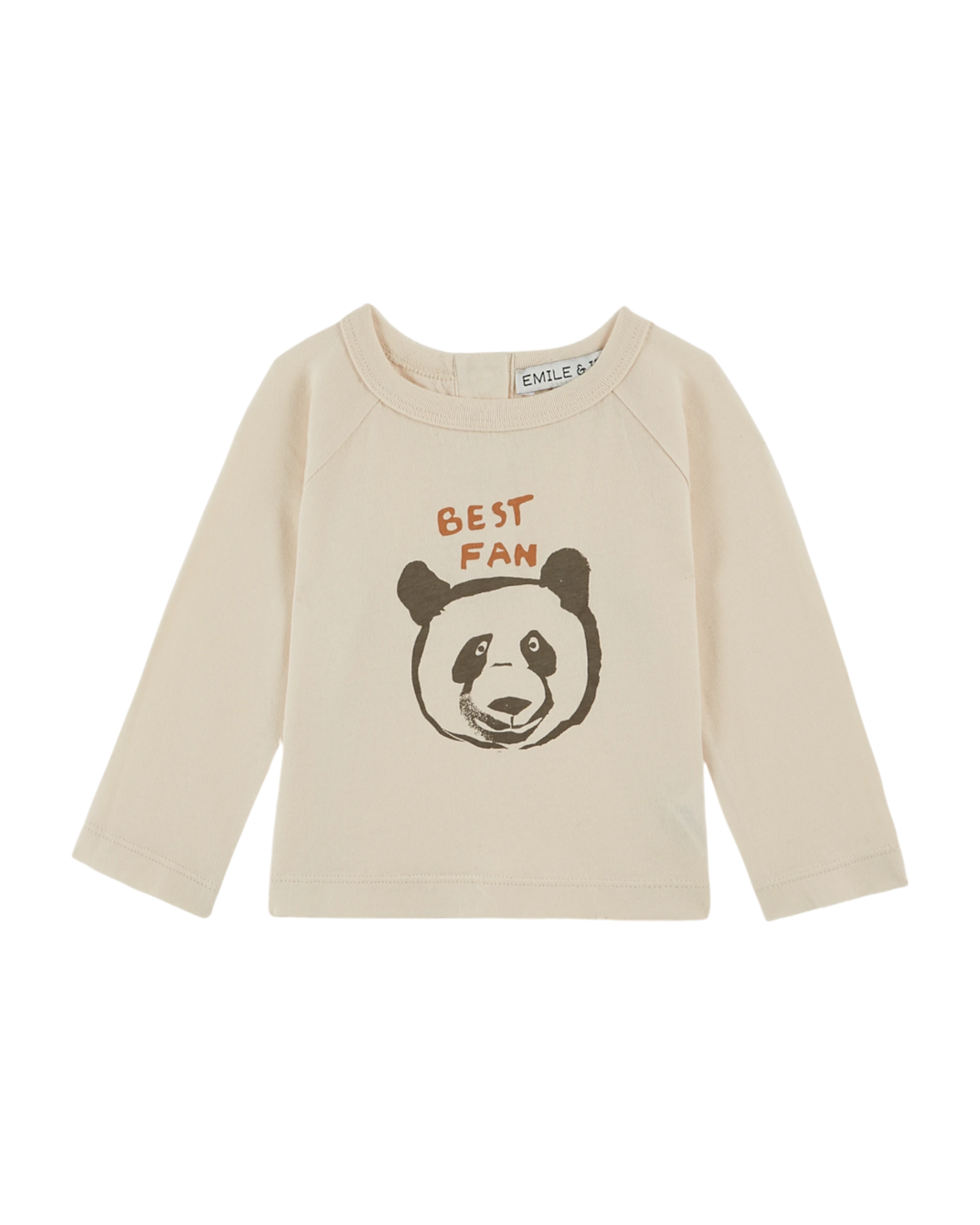 T-shirt best fan coton bio beige