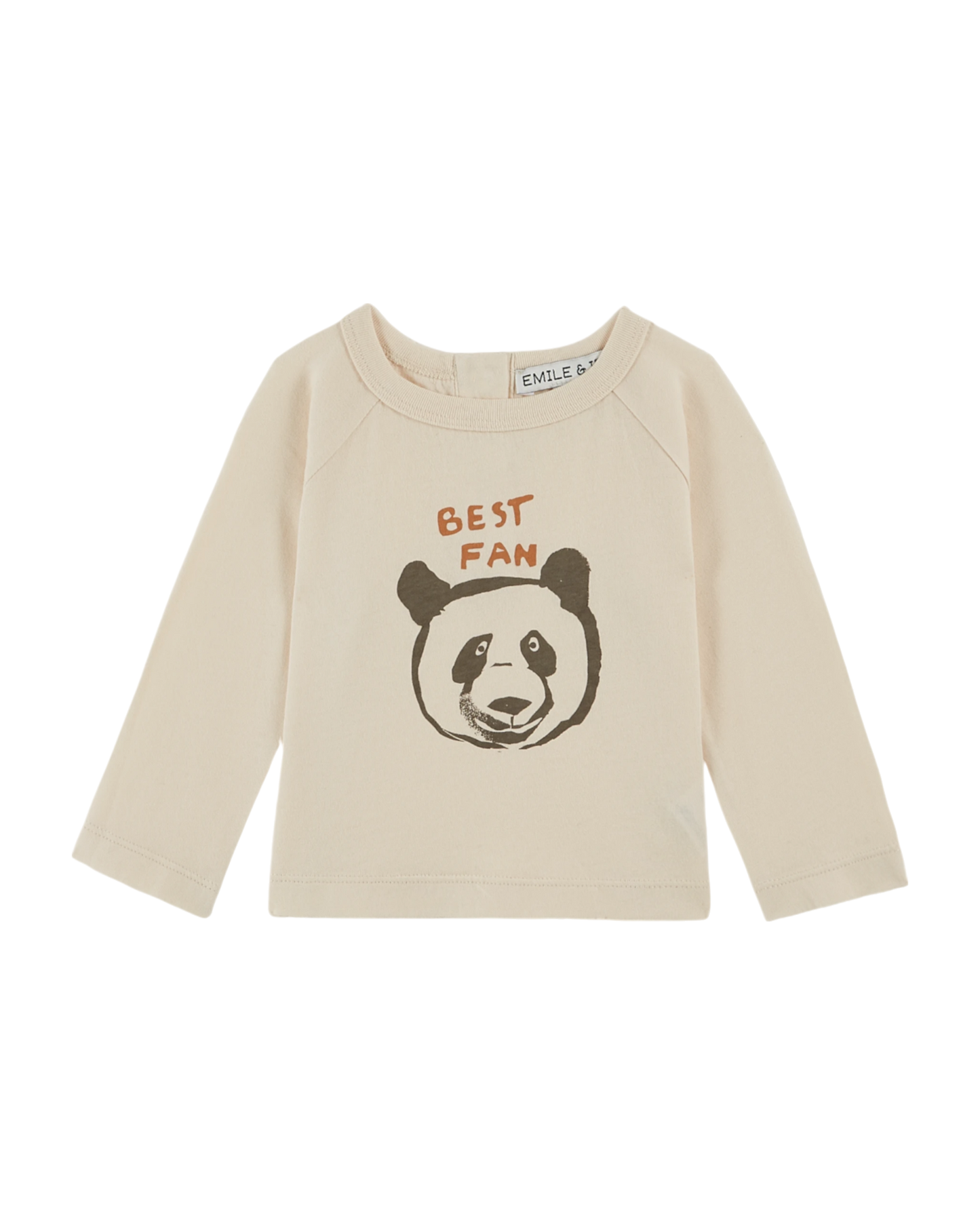 T-shirt best fan coton bio beige