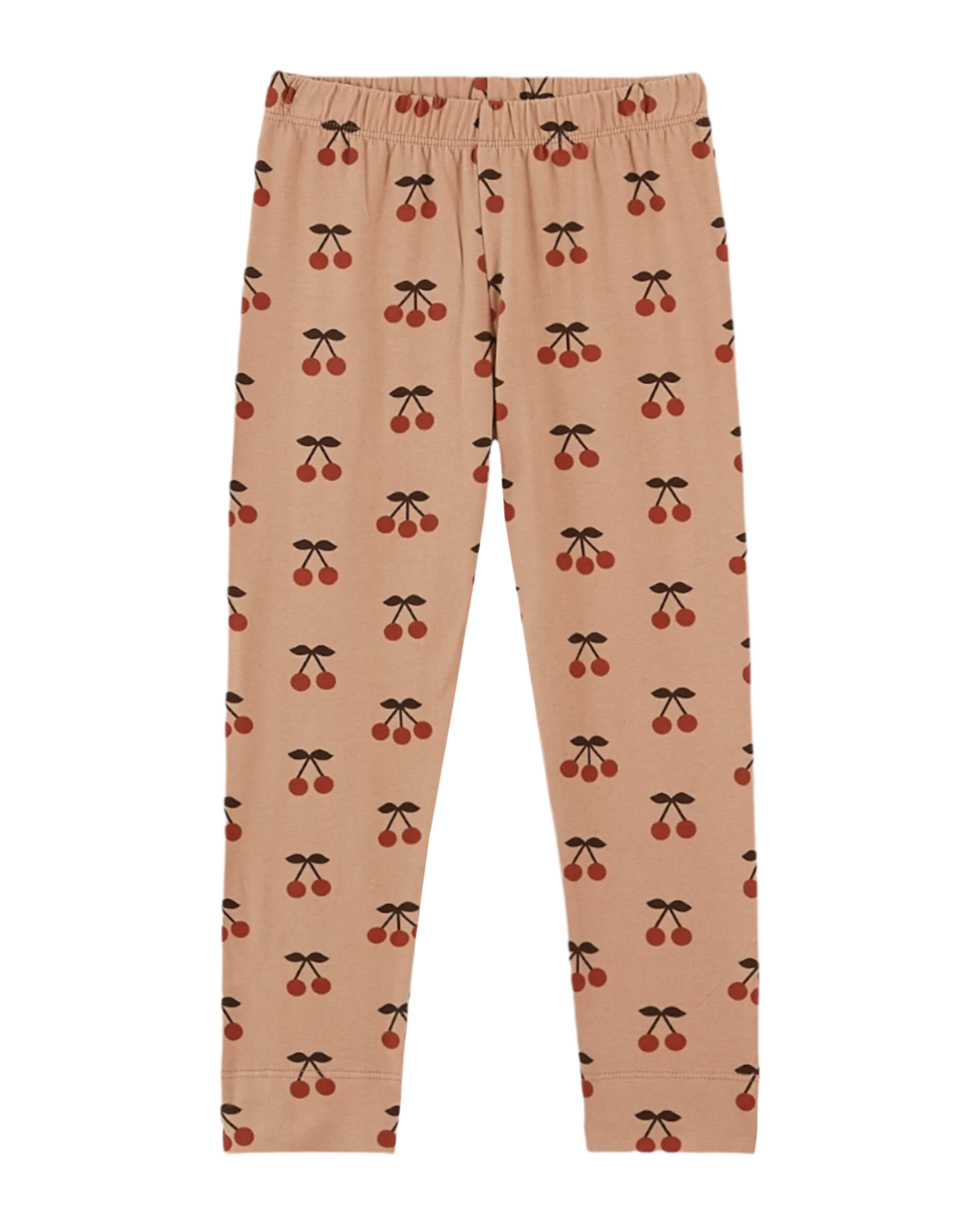 Legging coton bio grande cerise poudre