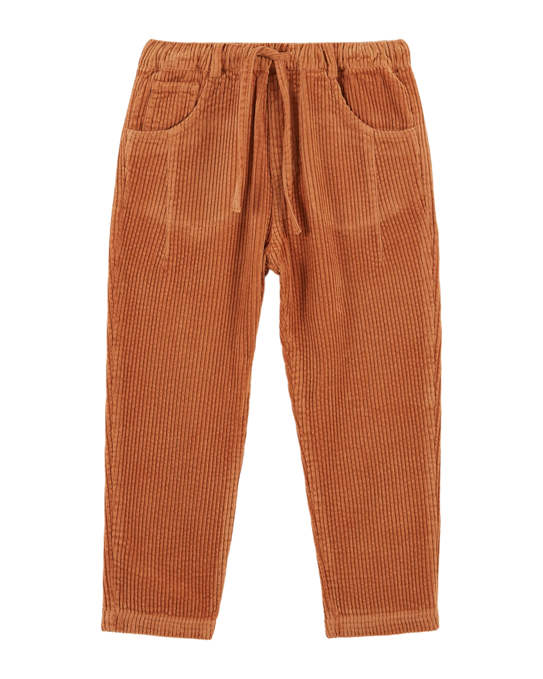 Pantalon velours orange brun
