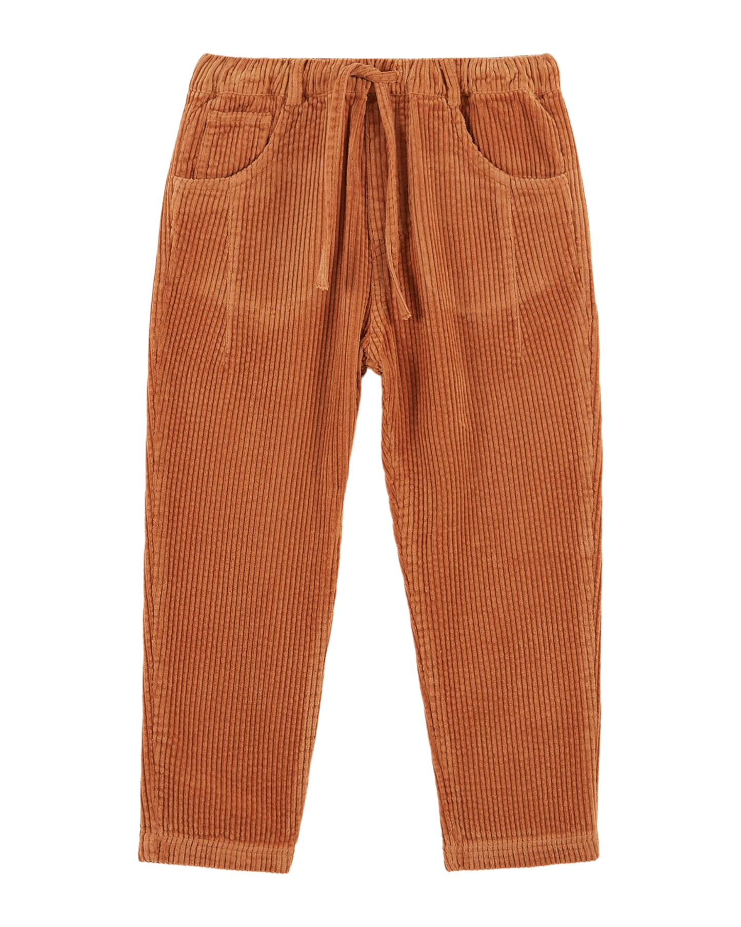 Pantalon velours orange brun