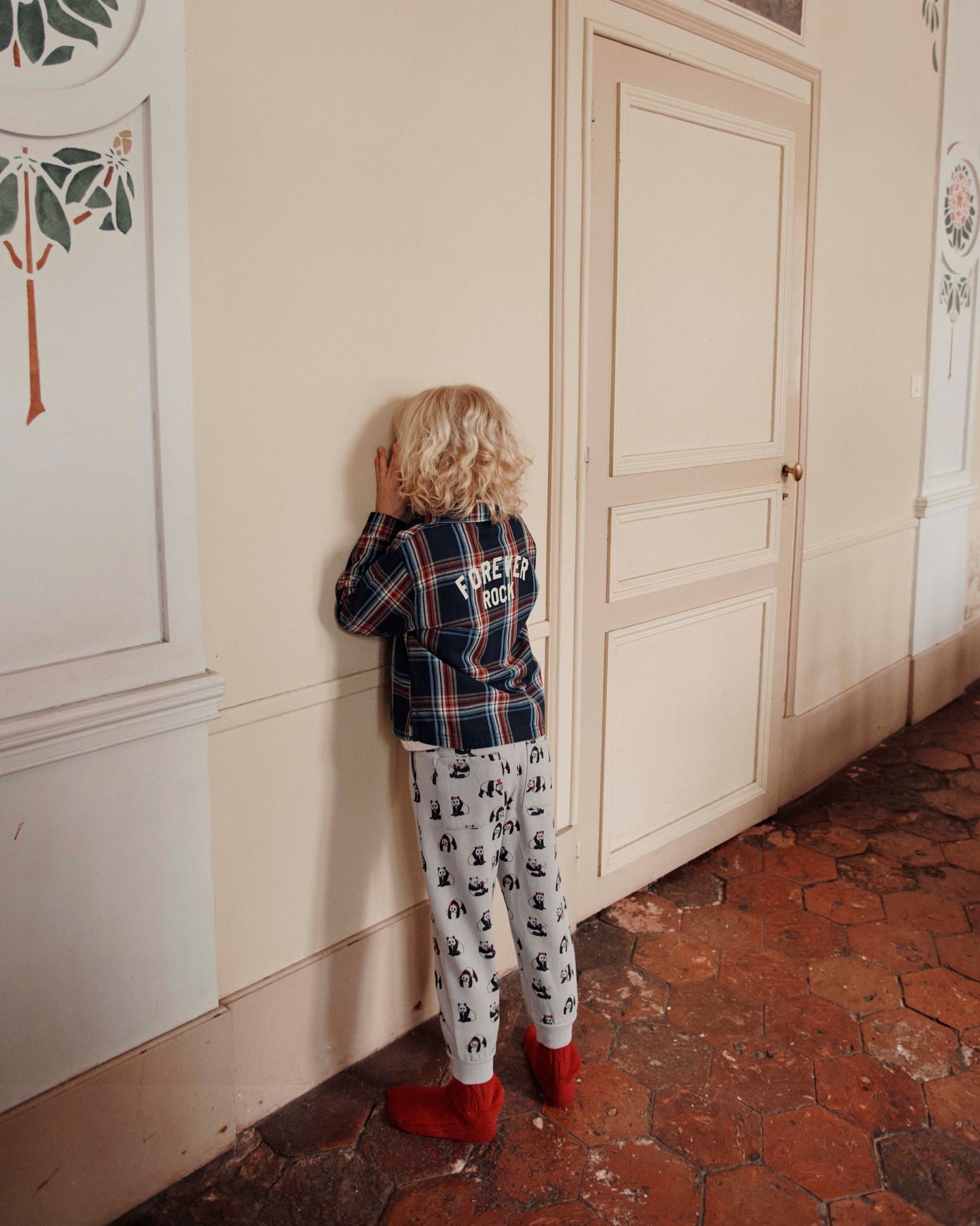 Chemise tartan marine