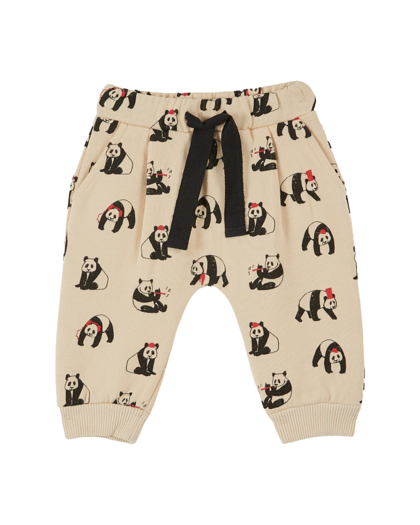 Jogger coton bio panda brioche