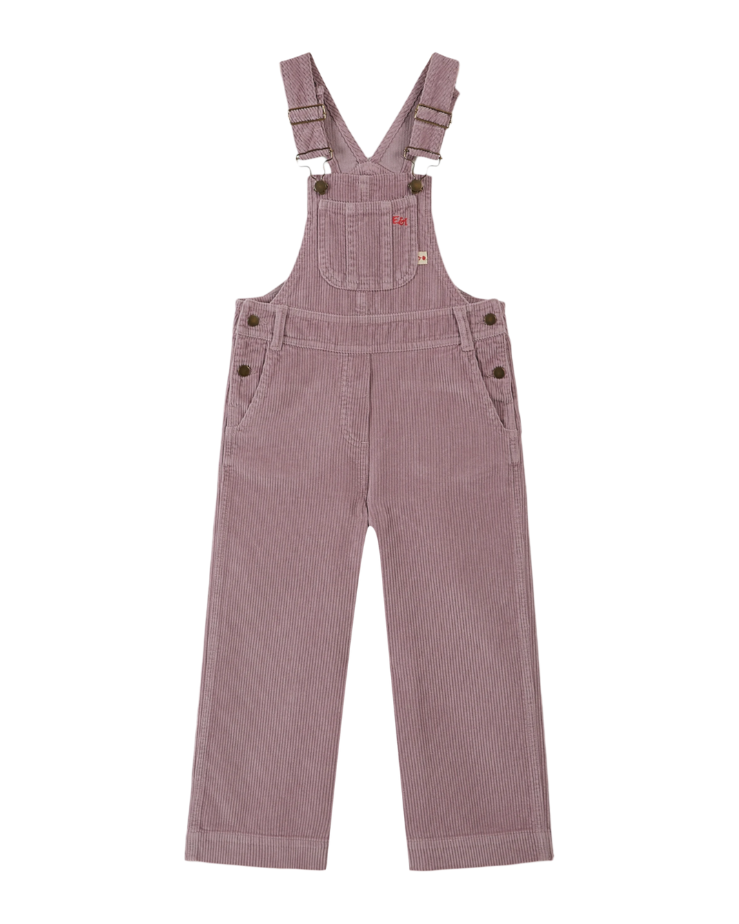 Salopette velours mauve