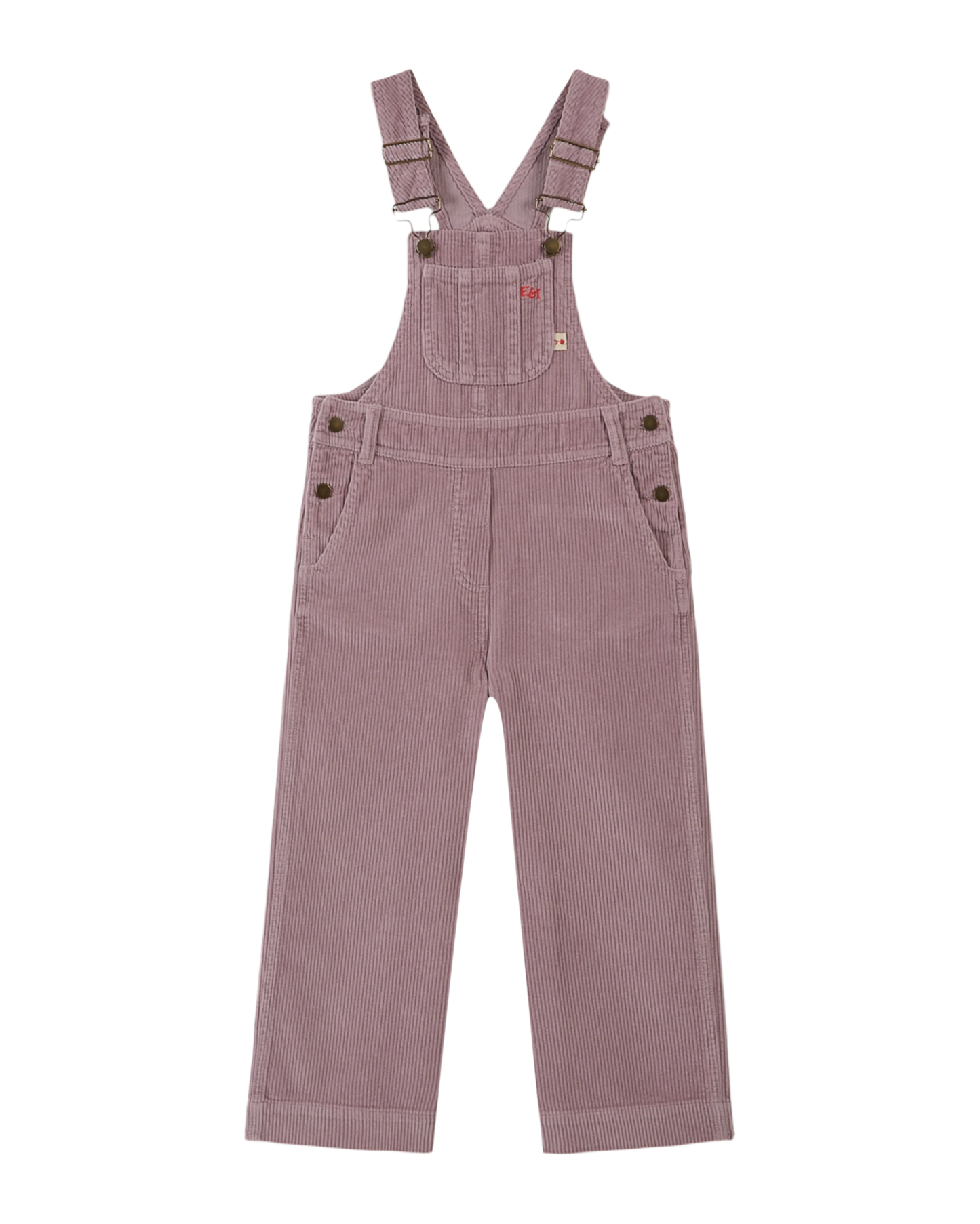 Salopette velours mauve