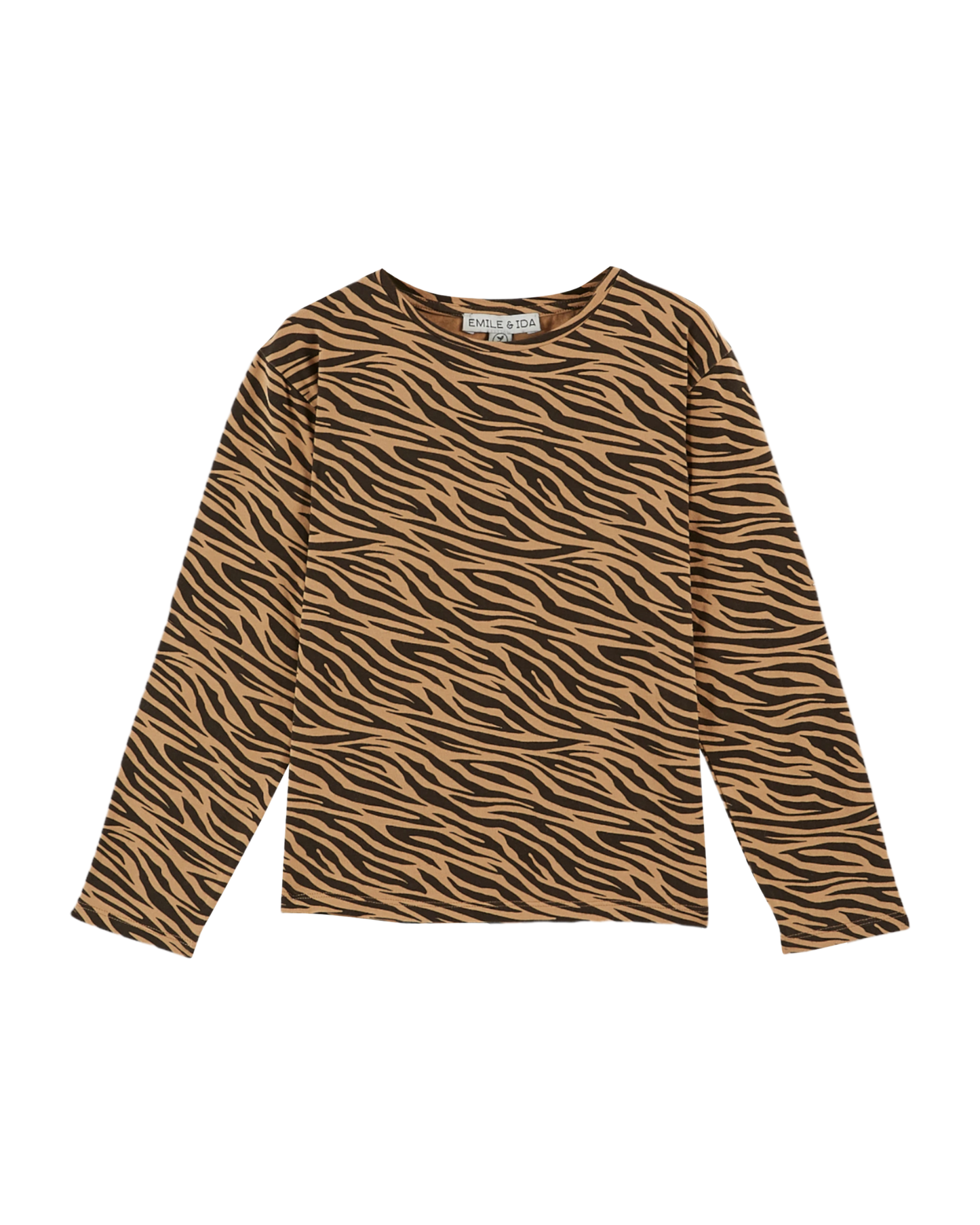 T-shirt coton bio zèbre