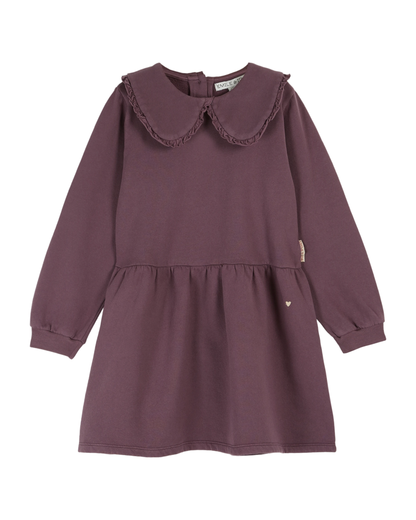 Robe coton et teinture bio violet