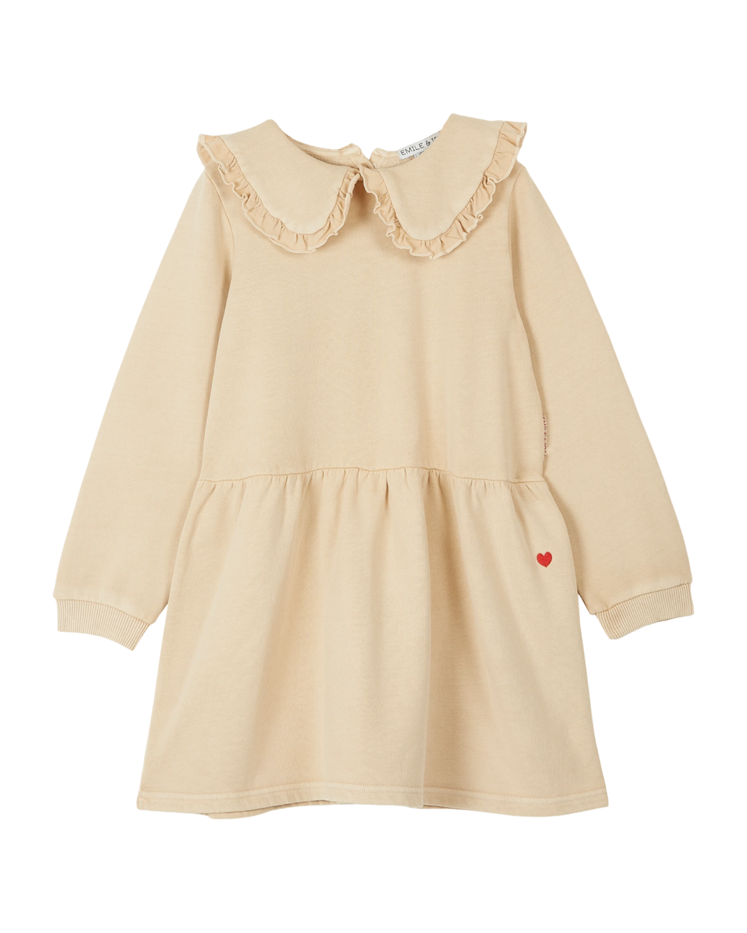 Robe coton et teinture bio beige