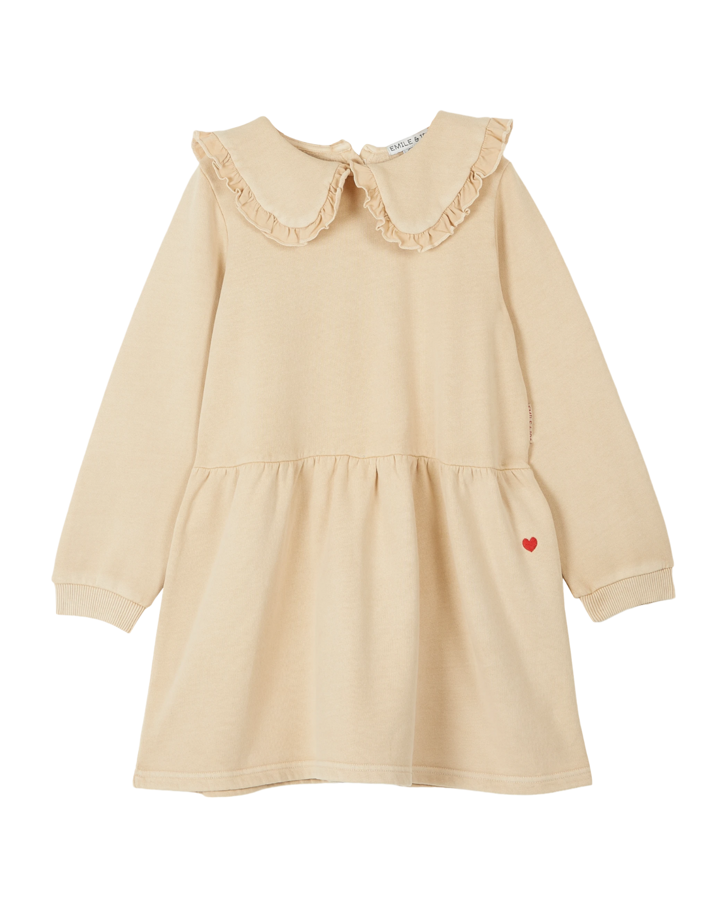 Robe coton et teinture bio beige