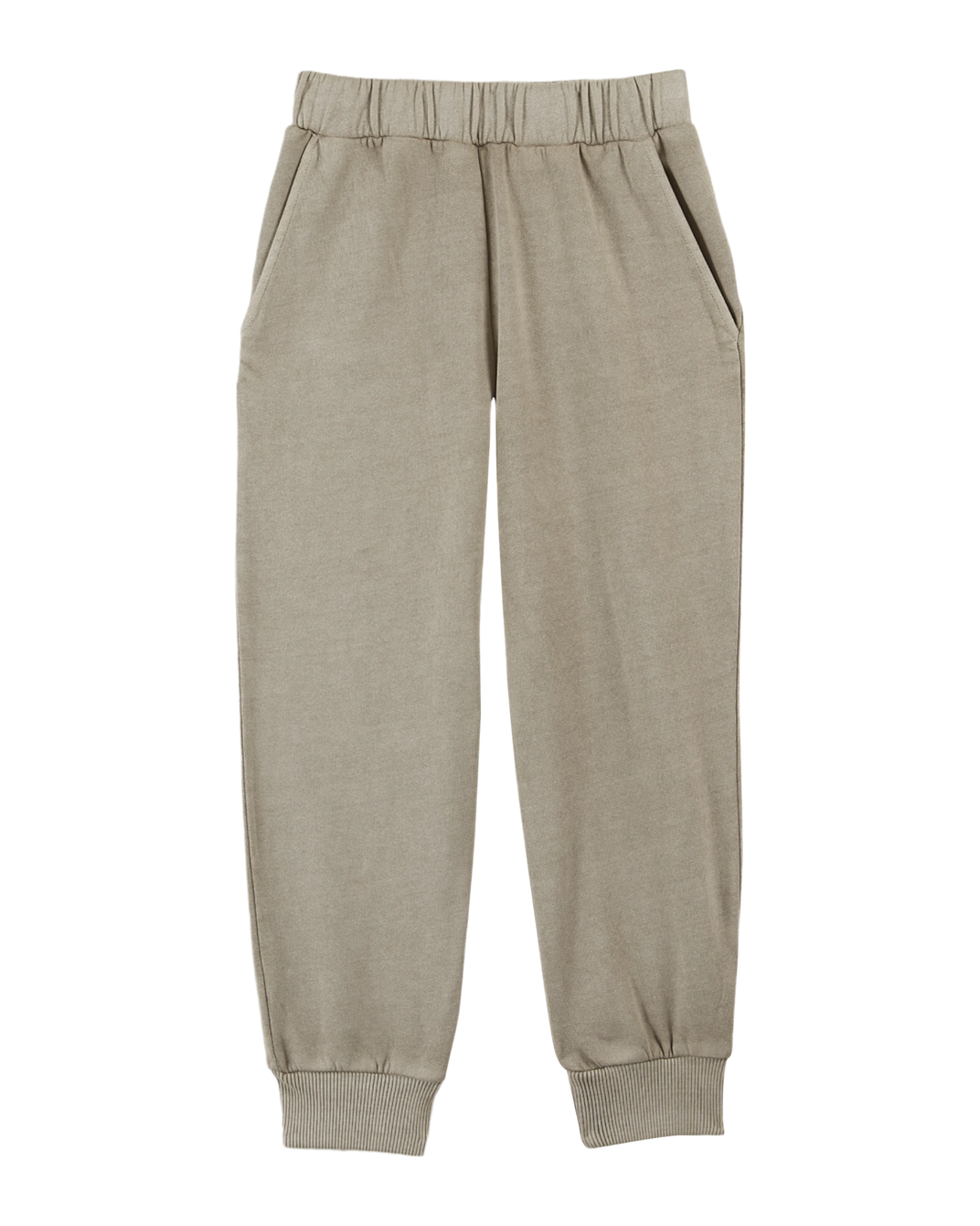 Jogger coton et teinture bio gris
