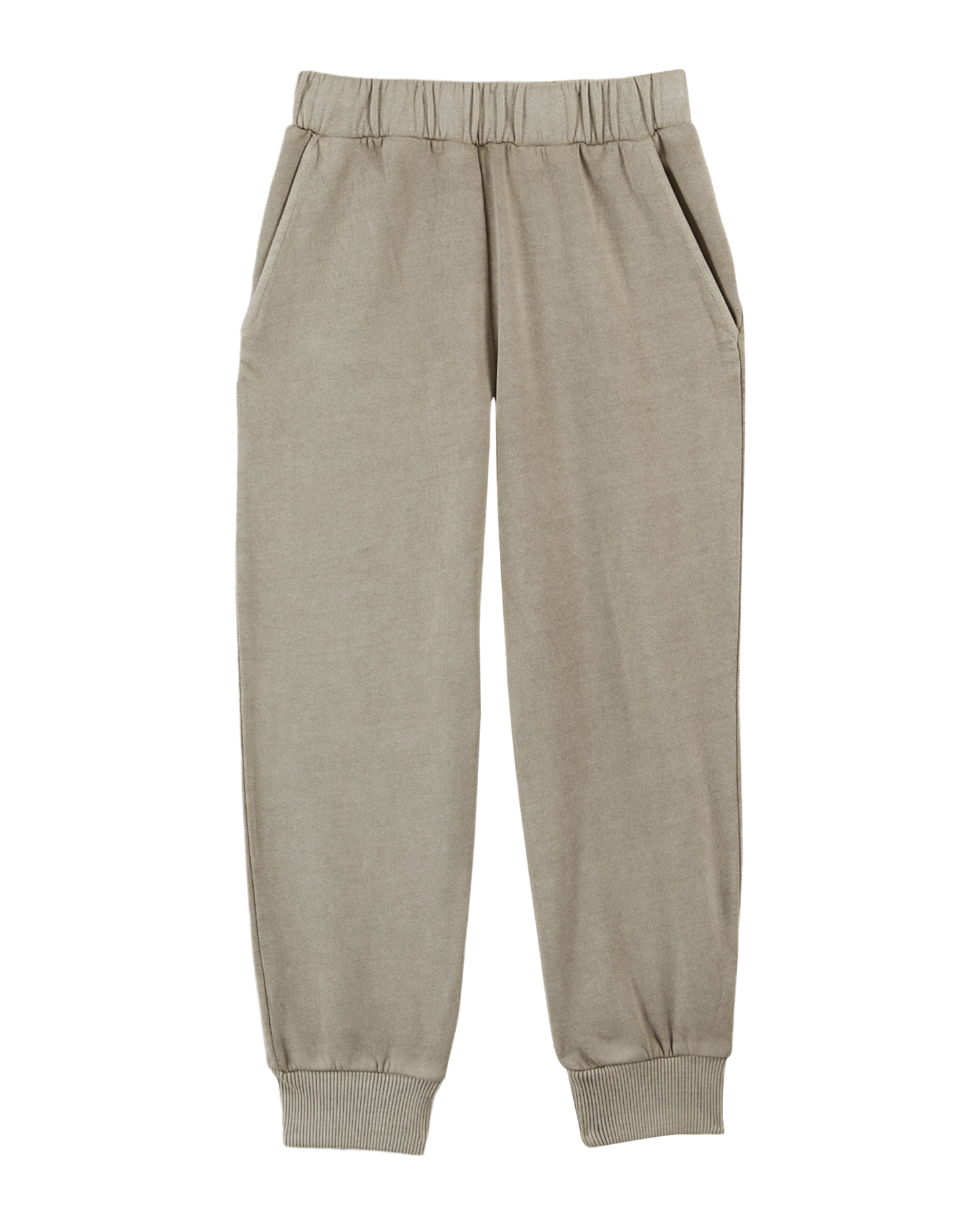 Jogger coton et teinture bio gris