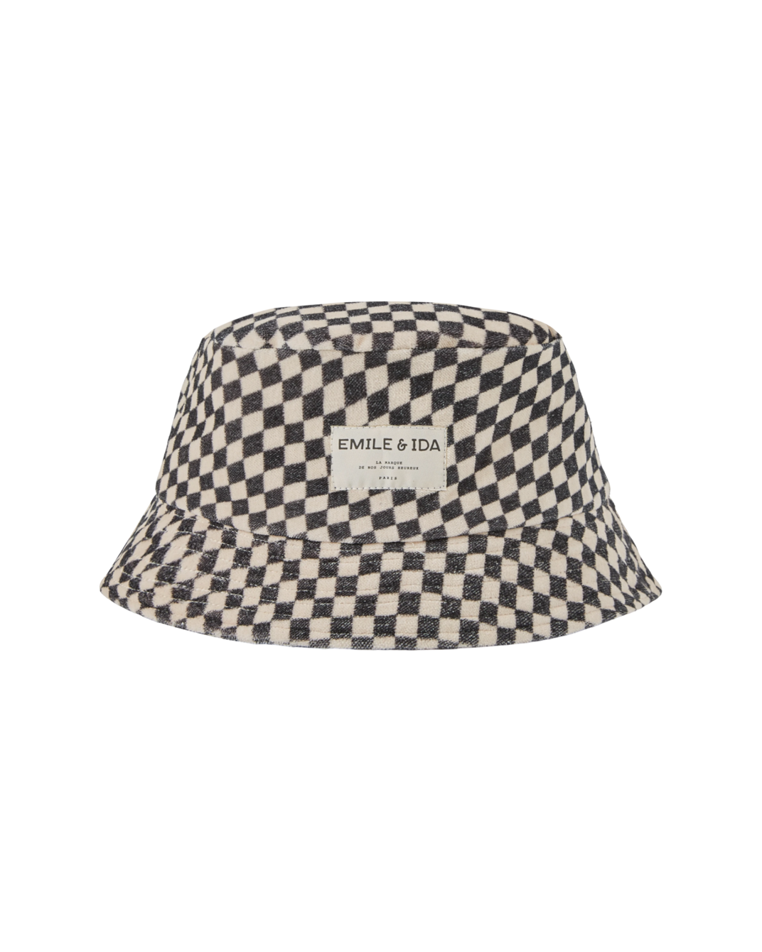 Bob velours enfant damier