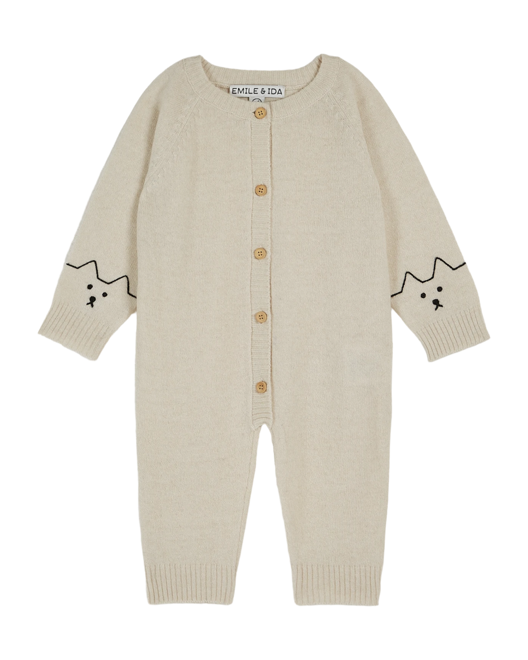 Combinaison tricot écru