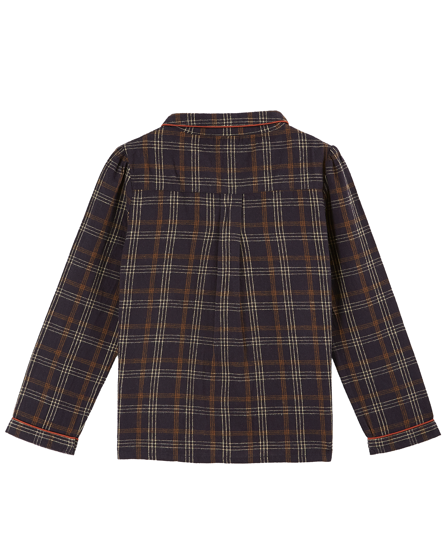 Pyjama enfant carreaux gavin bitume