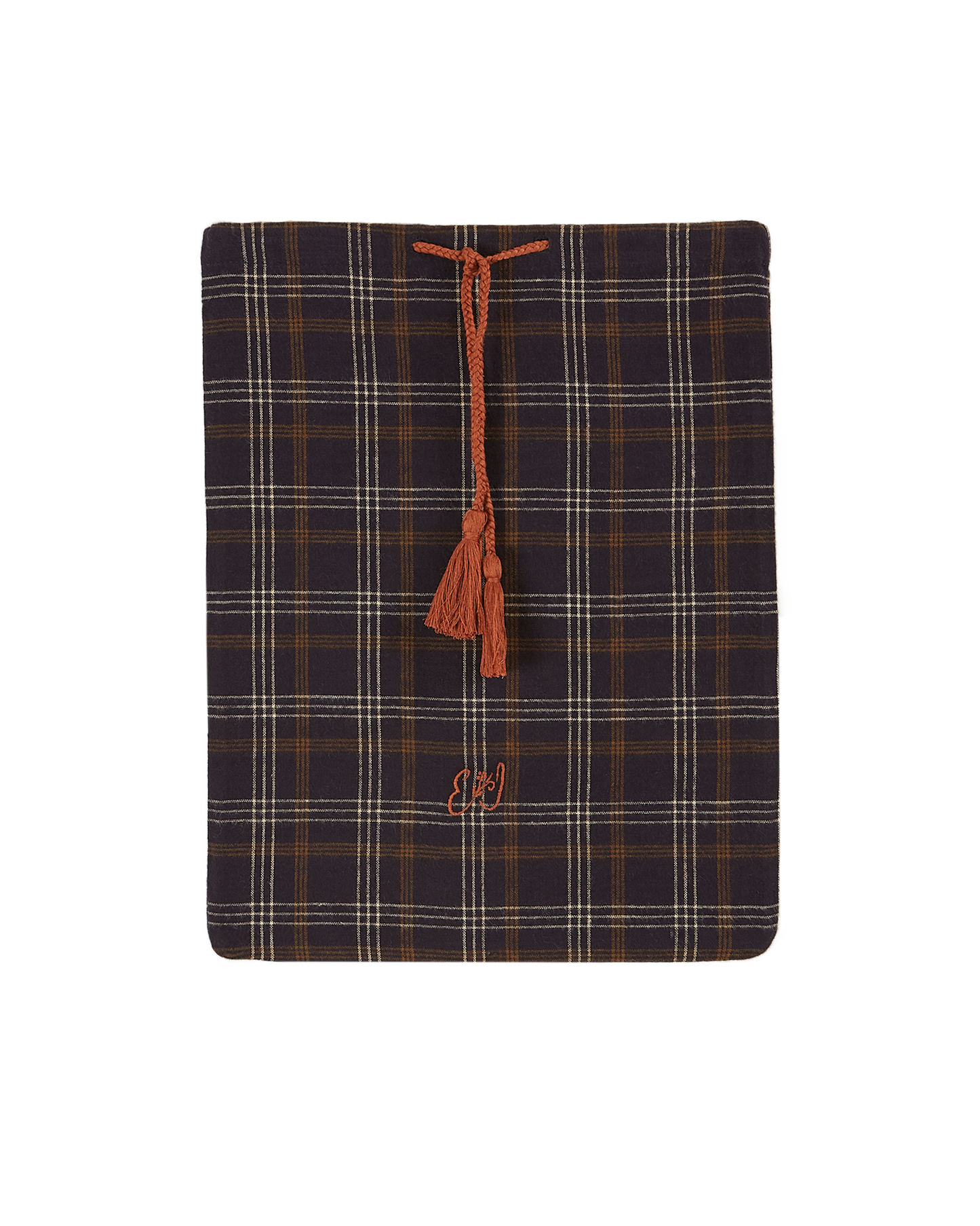 Pyjama enfant carreaux gavin bitume