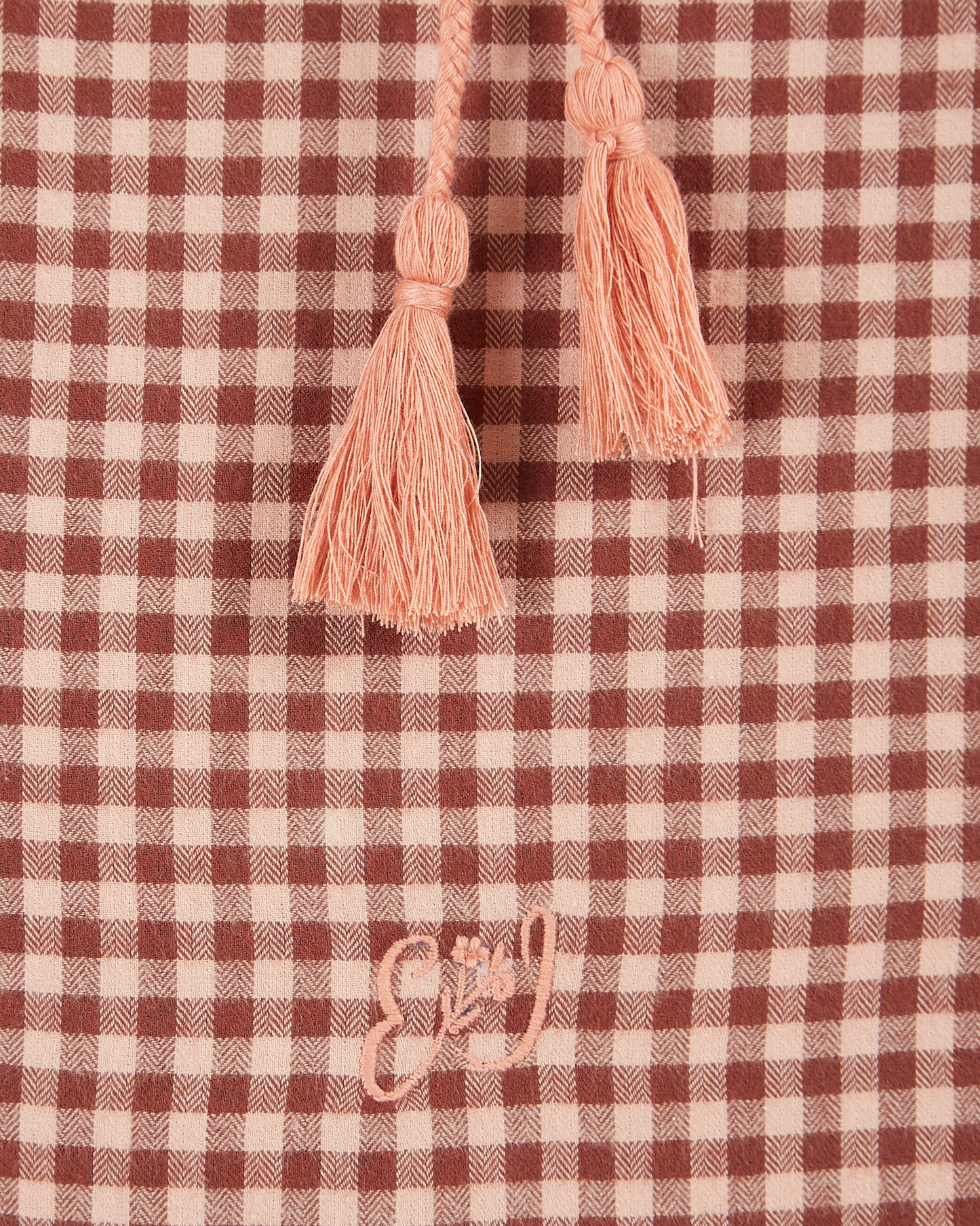 Pyjama enfant vichy rose