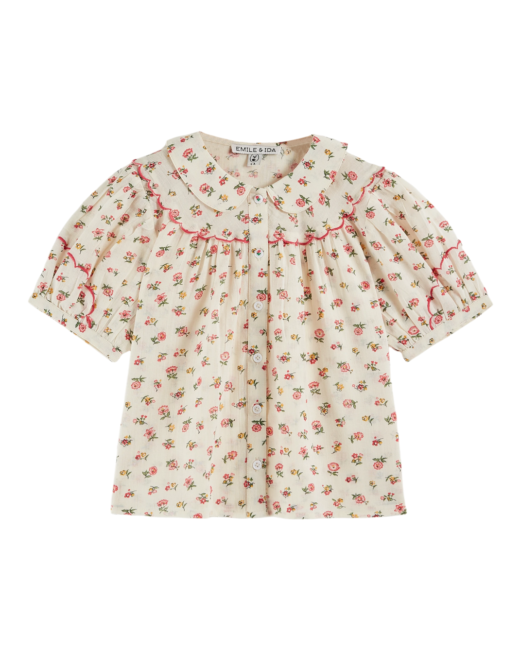 Floresco scalloped blouse
