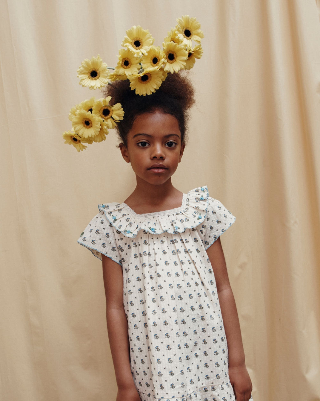 Robe - vintage à fleurs iris