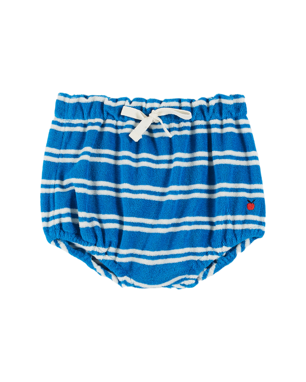 Azure striped terry bloomers