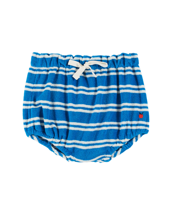 emile et ida Bloomer éponge rayures azur