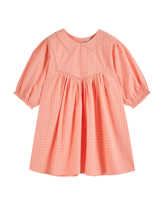 emile et ida Robe ample vichy pivoine
