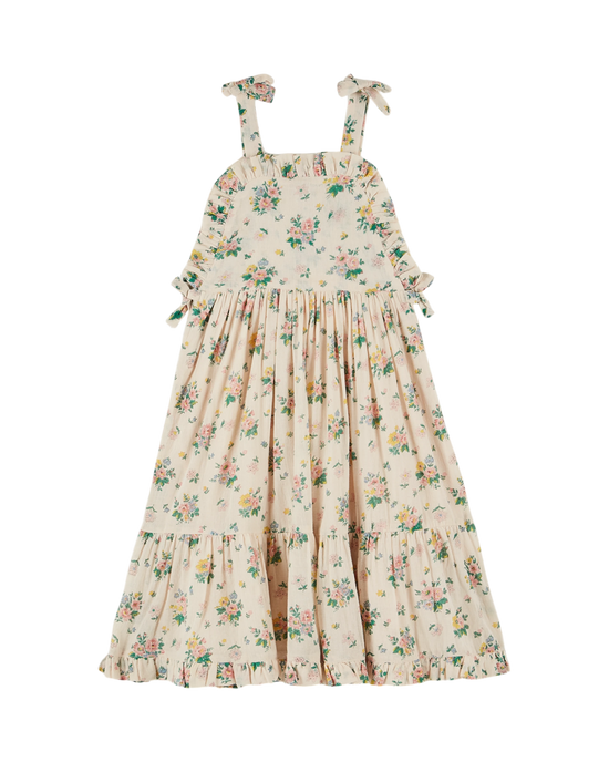emile et ida Robe longue printemps rose